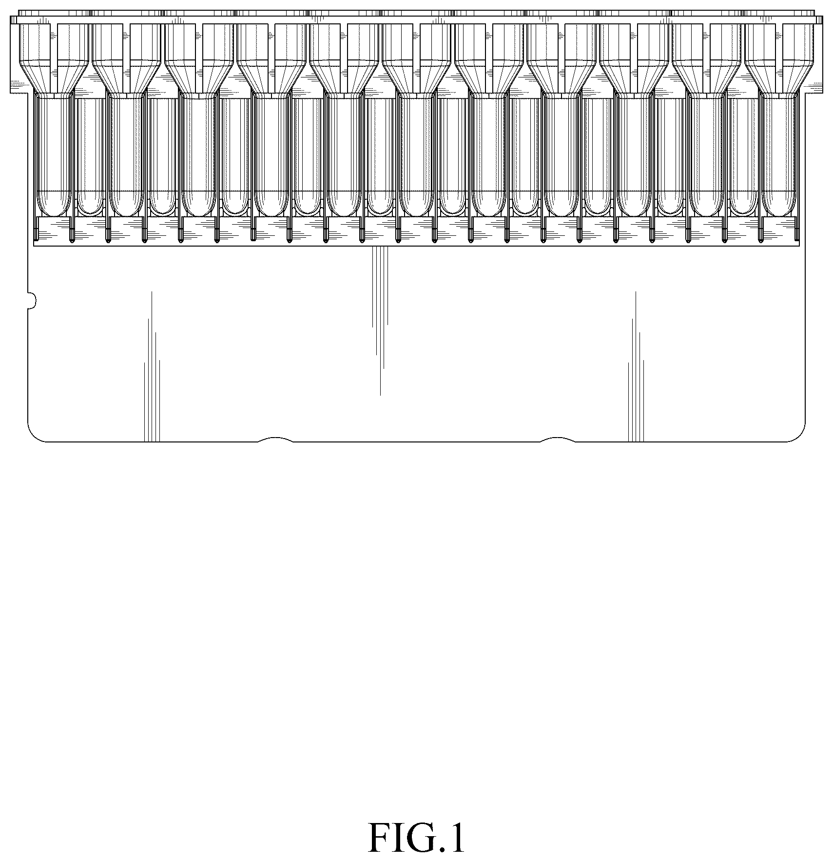Patent USD1044031 — Micro-column gel card — Figure 1