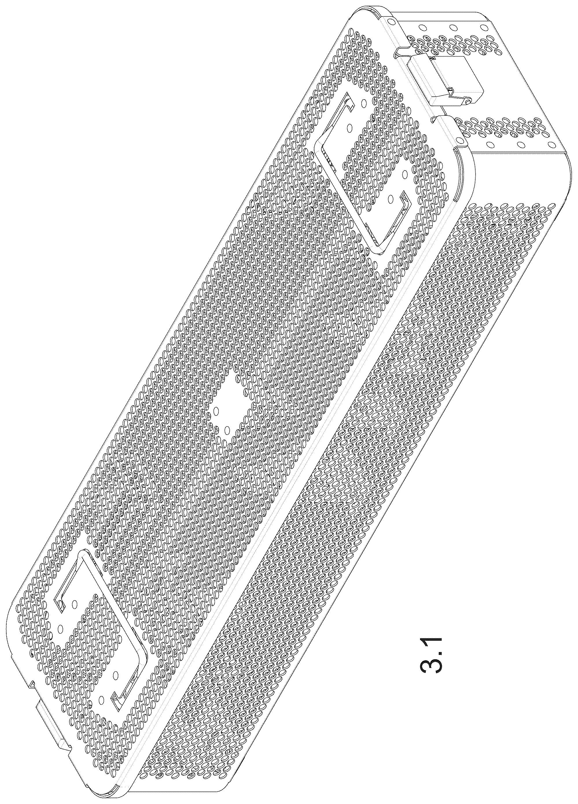 Patent USD1044032 — Storage tray for medical tools — Figure 1