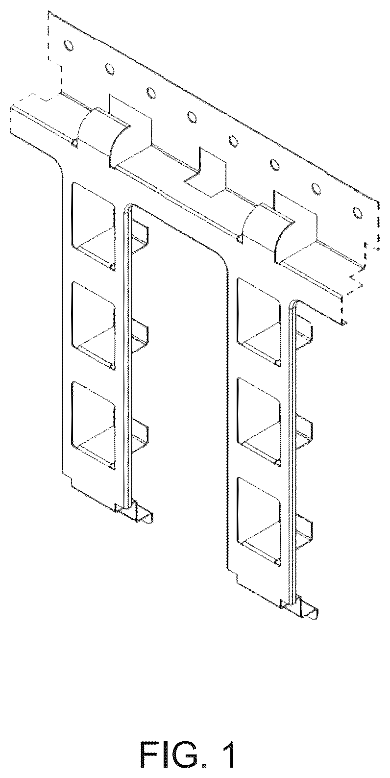 Patent USD1044039 — Wall panel frame — Figure 1