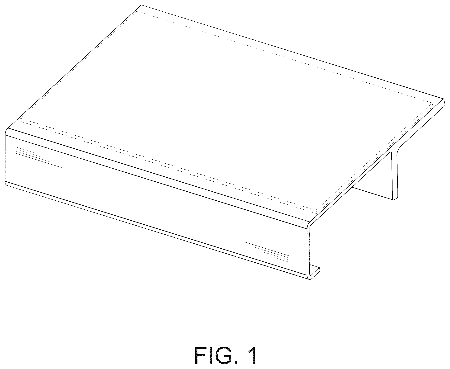Patent USD1044041 — Auxiliary step platform for ladder — Figure 1