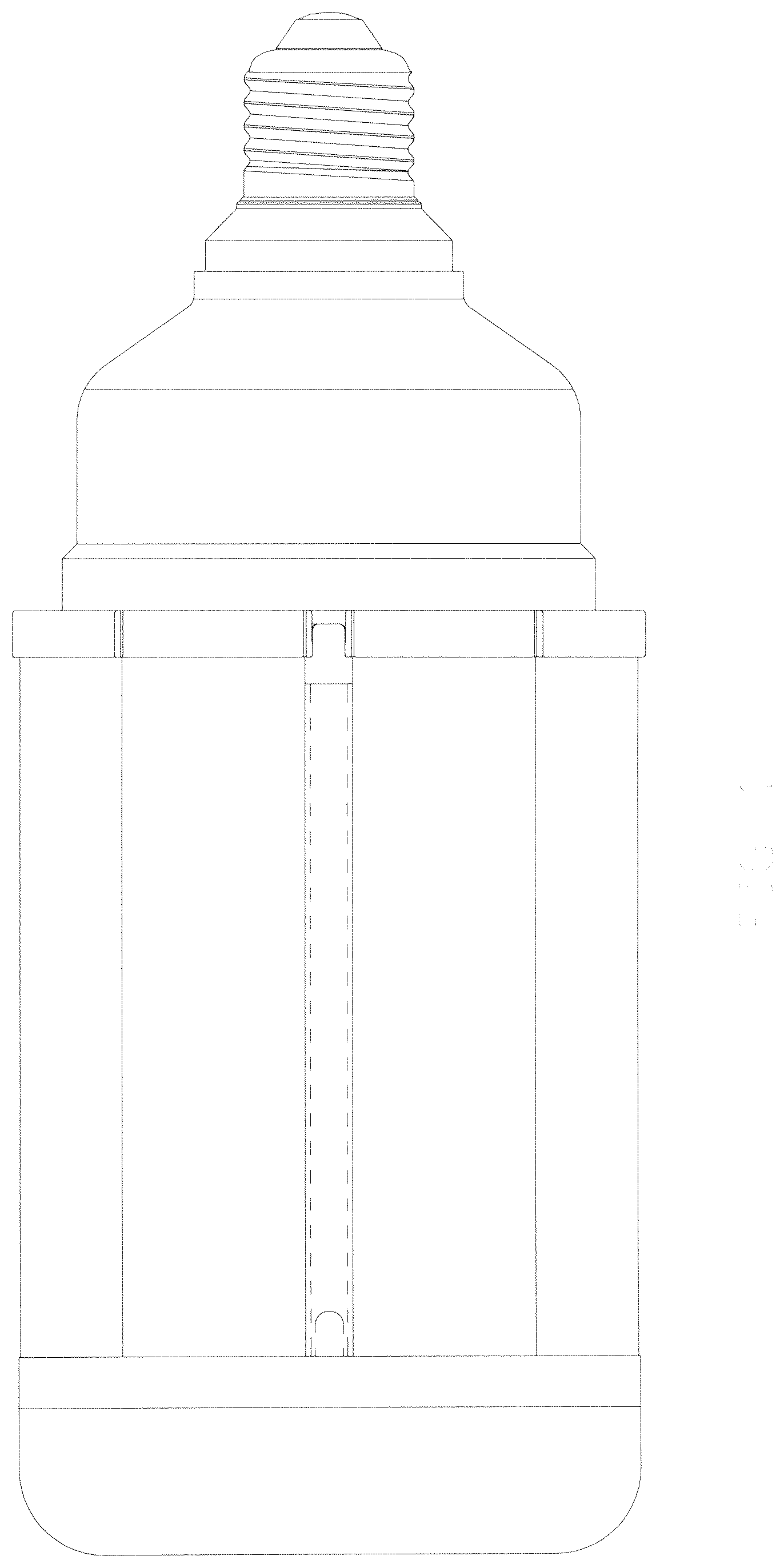 Patent USD1044050 — LED energy-saving bulb (multitube cylinder) — Figure 1