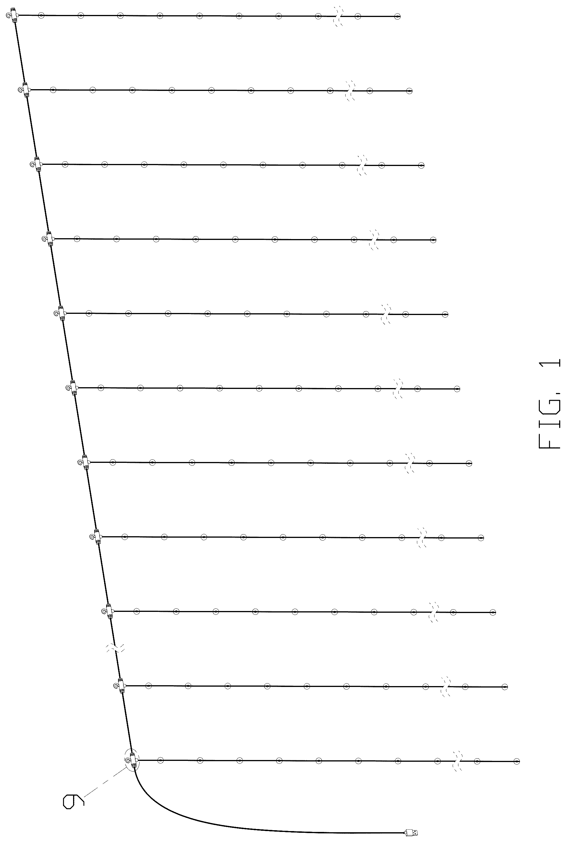 Patent USD1044055 — Light string — Figure 1