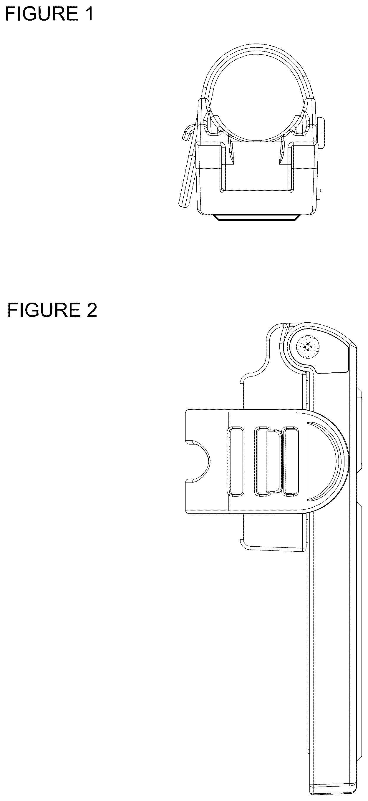Patent USD1044074 — LED beacon for walking cane — Figure 1