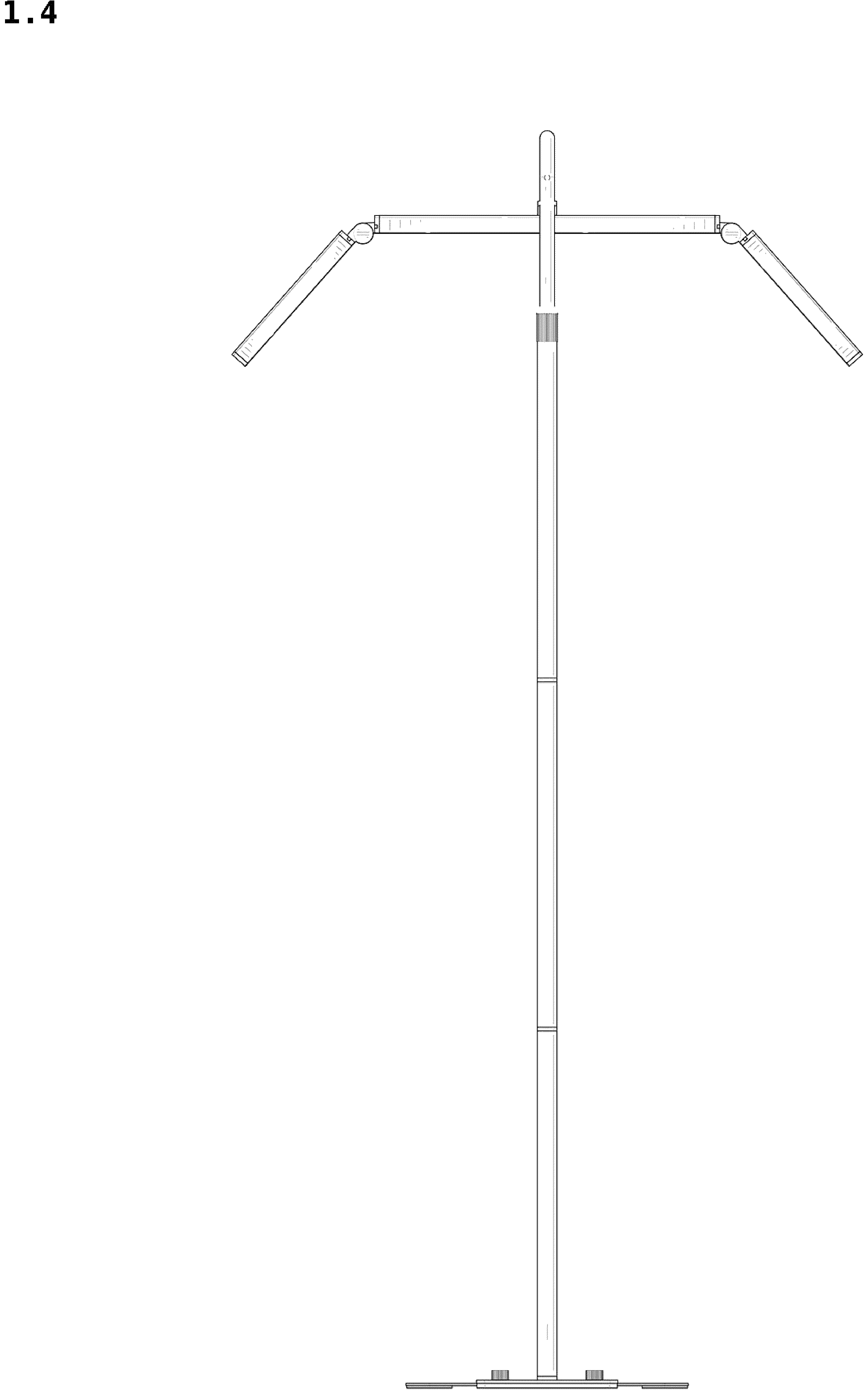 Patent USD1044081 Figure 4 – Floor lamp
