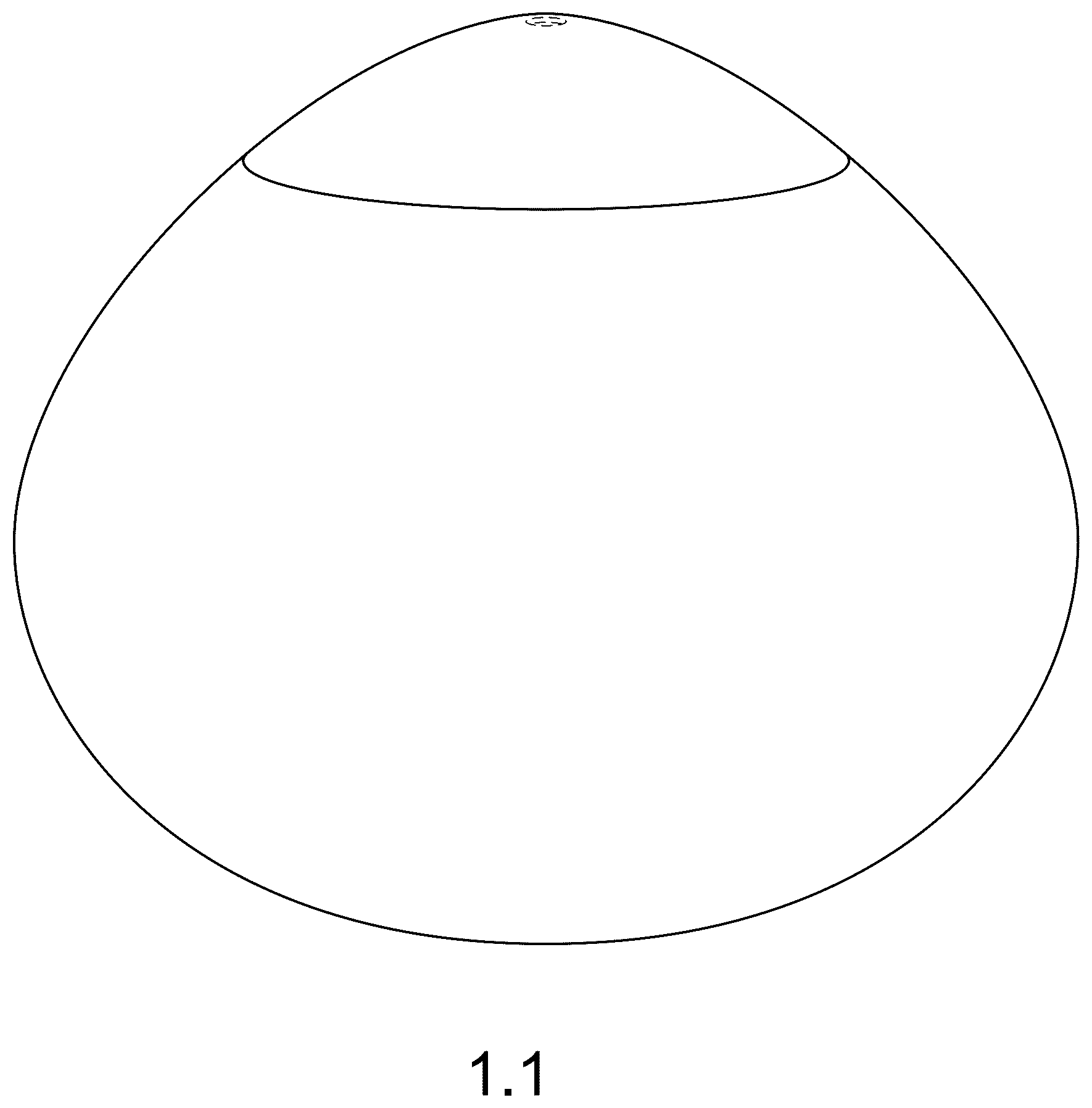 Patent USD1044089 Figure 1 – Lamp
