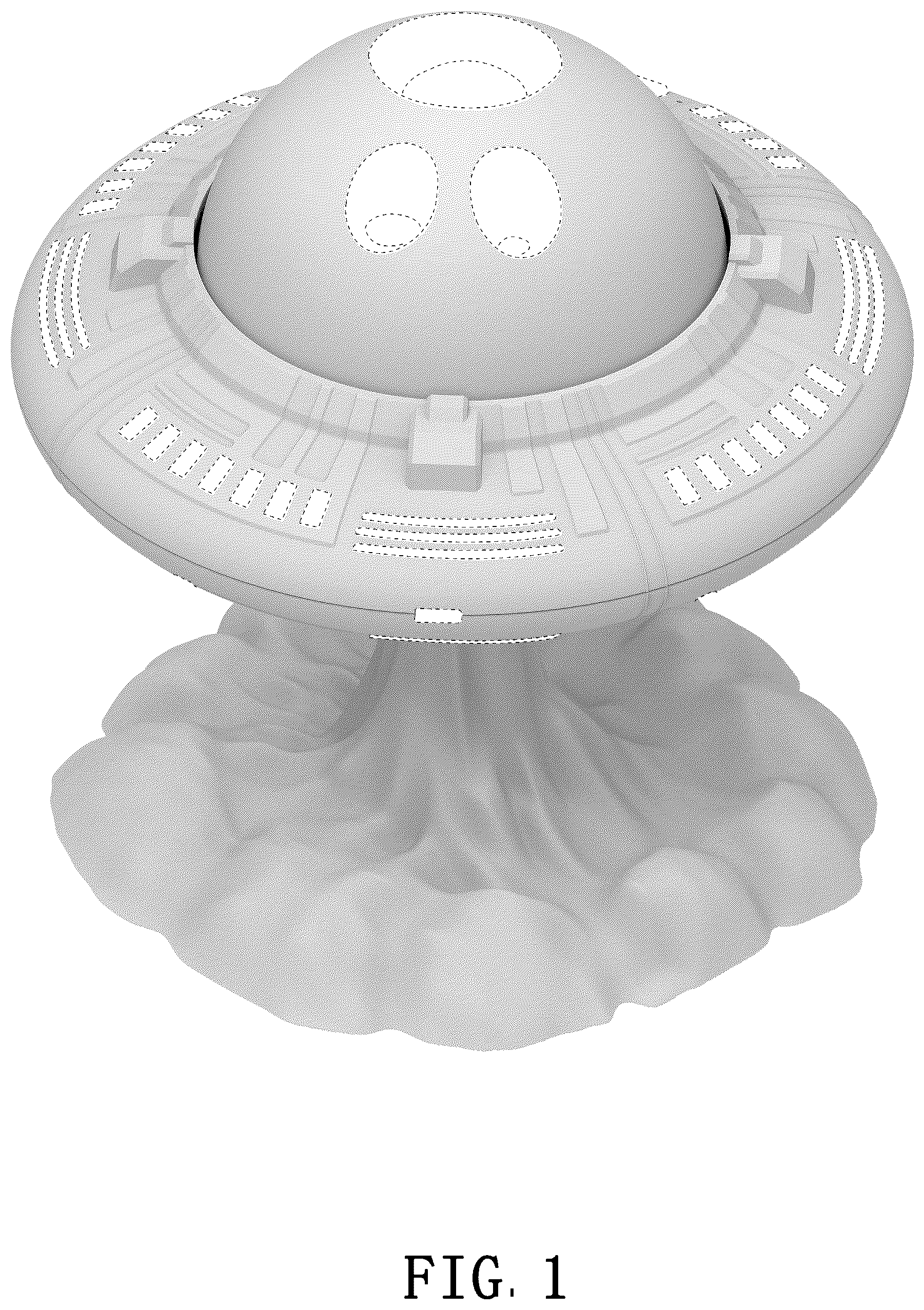 Patent USD1044097 — UFO sky projector — Figure 1