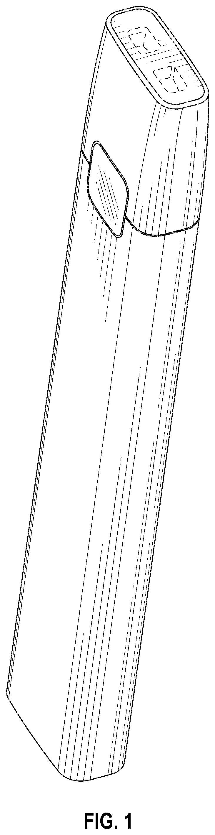 Patent USD1044114 Figure 1 – Electronic atomization device