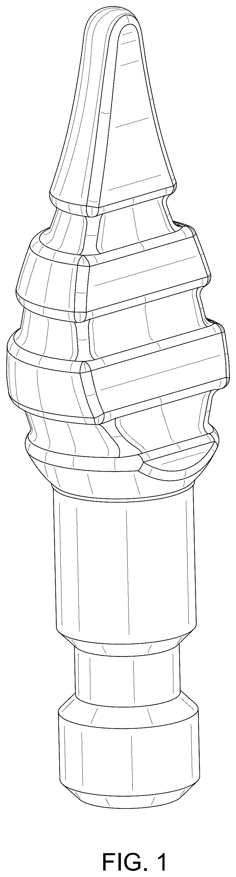 Patent USD1044123 — Makeup sponge tool — Figure 1
