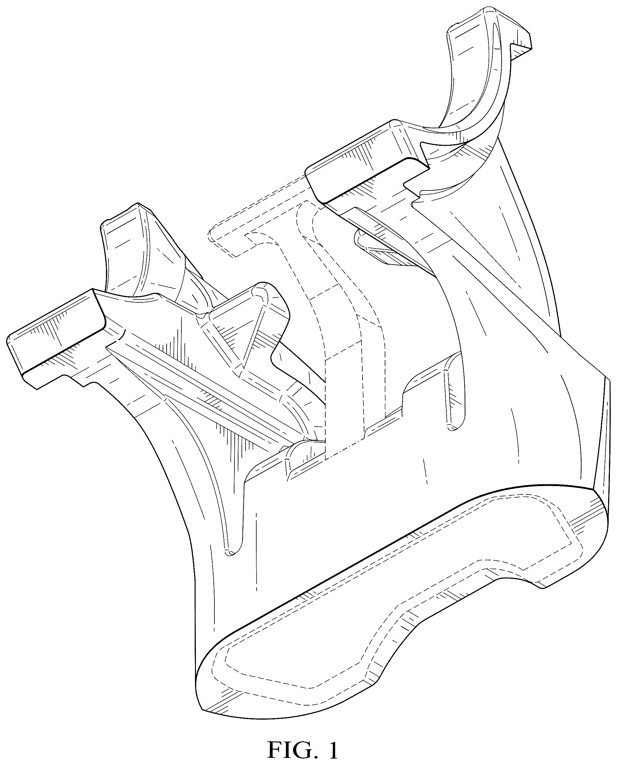 Patent USD1044127 Figure 1 – Shaving razor cartridge connector