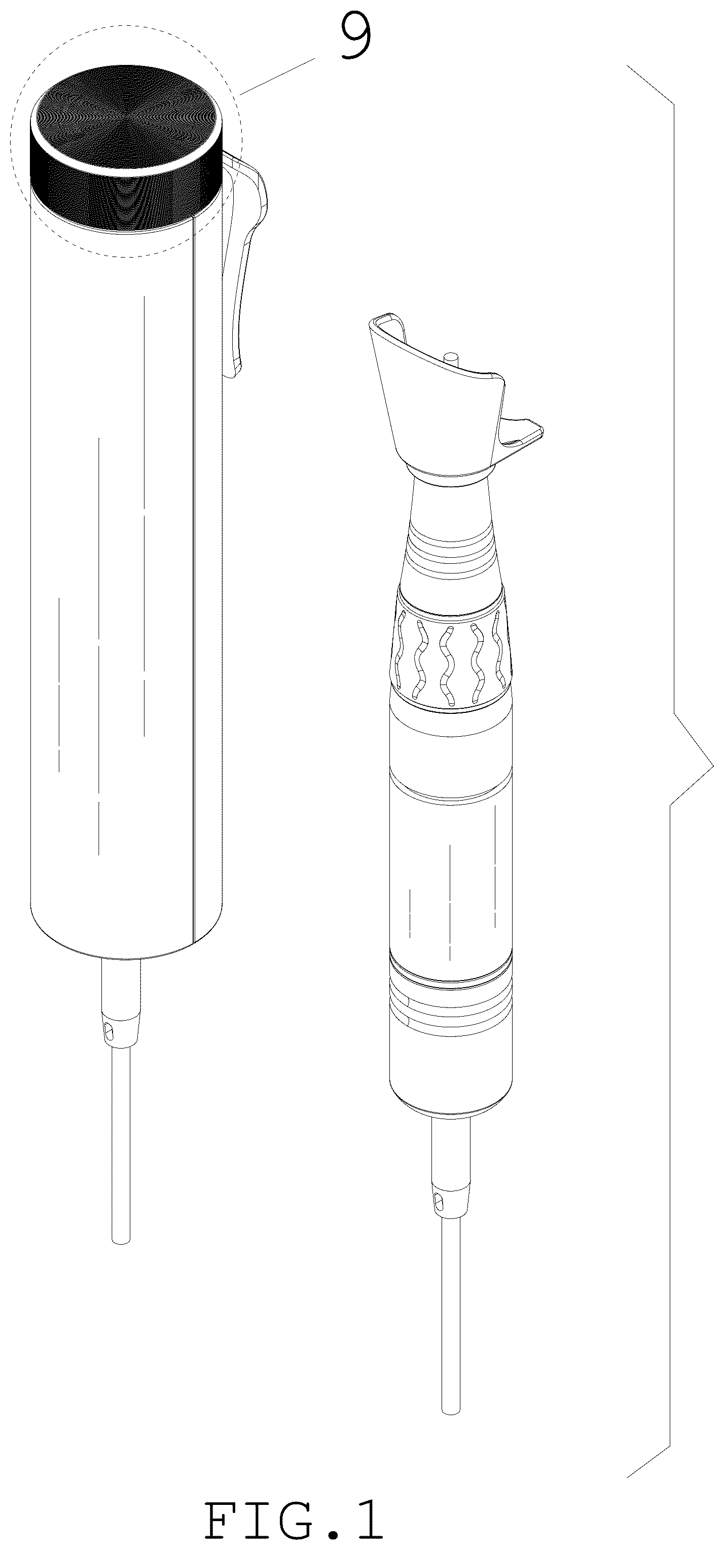 Patent USD1044131 — Nail polishing machine — Figure 1