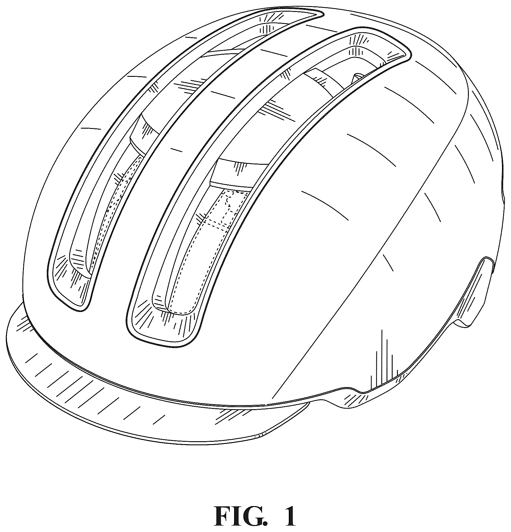 Patent USD1044137 — Bicycle helmet — Figure 1