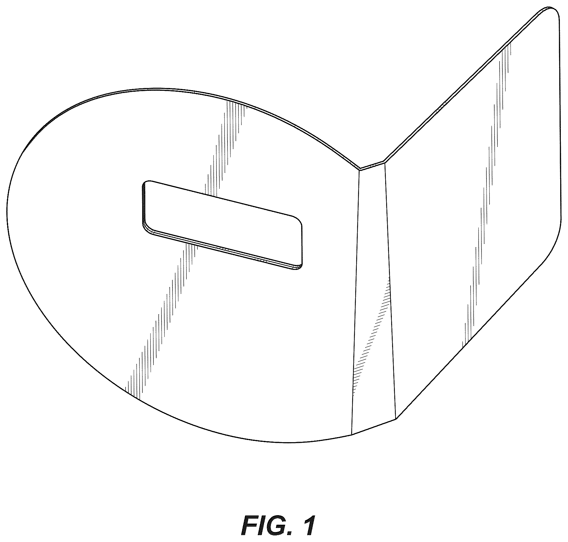 Patent USD1044139 — Welding face shield with side panel — Figure 1