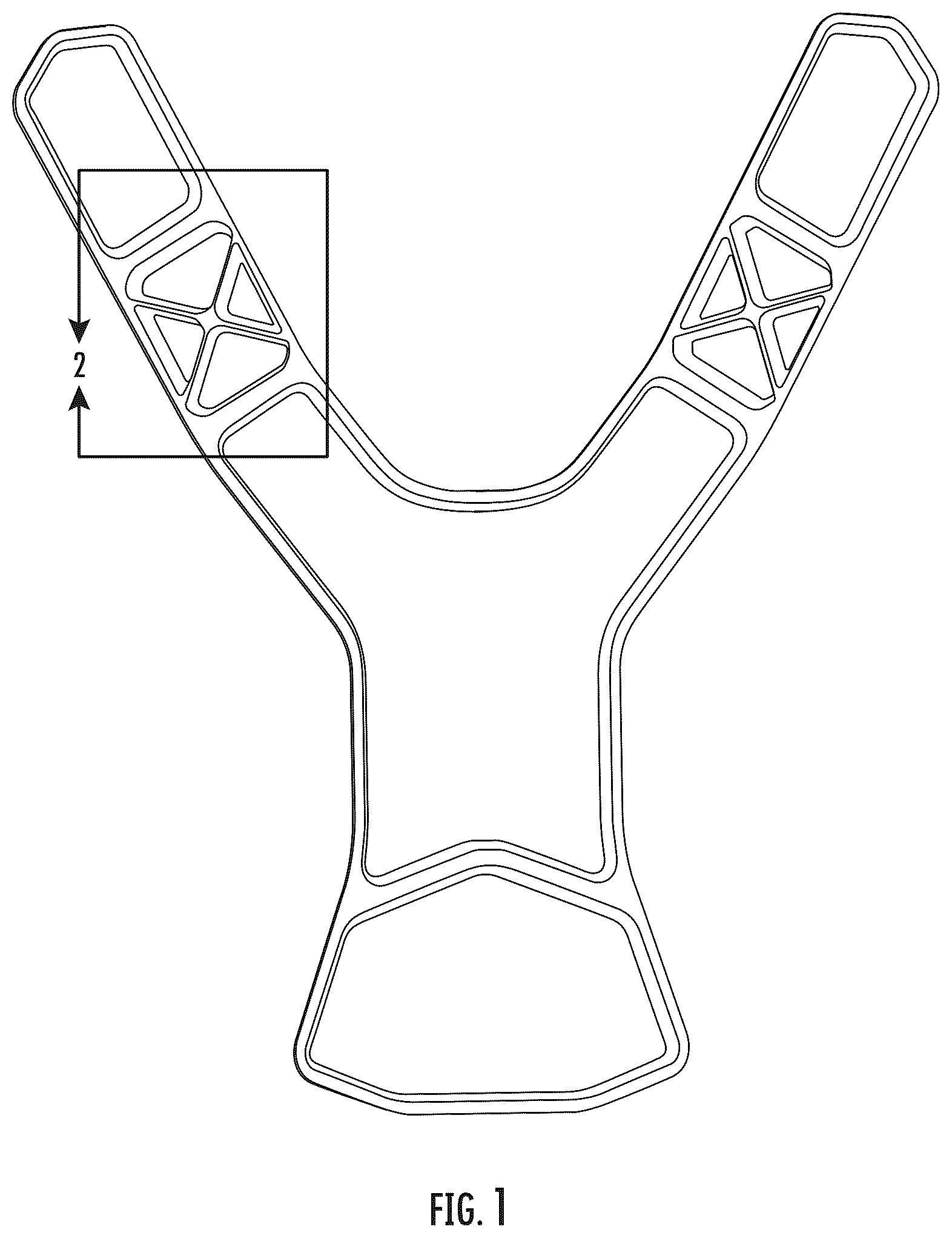 Patent USD1044141 Figure 1 – Foldable padding