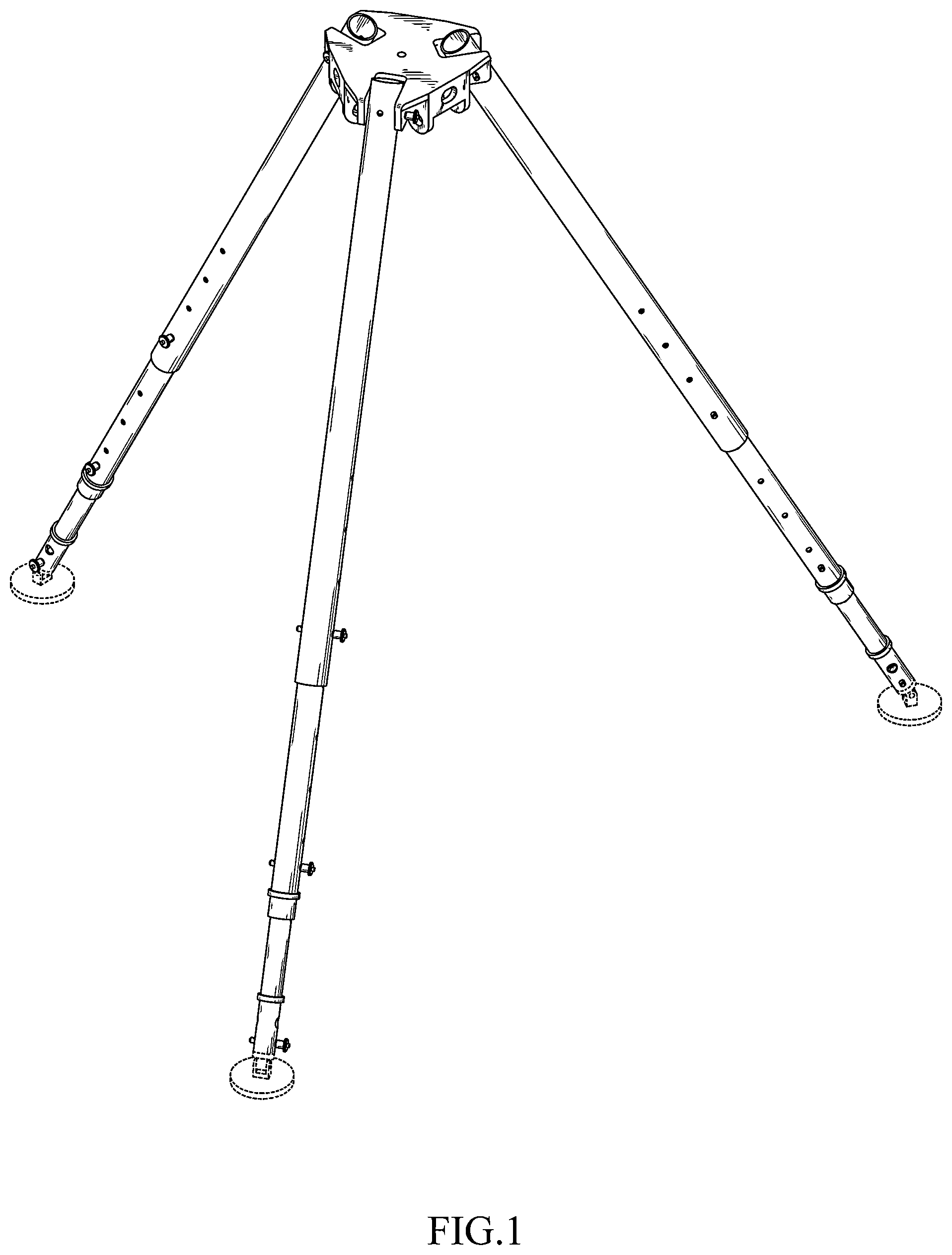 Patent USD1044143 — Tripod for rescue — Figure 1