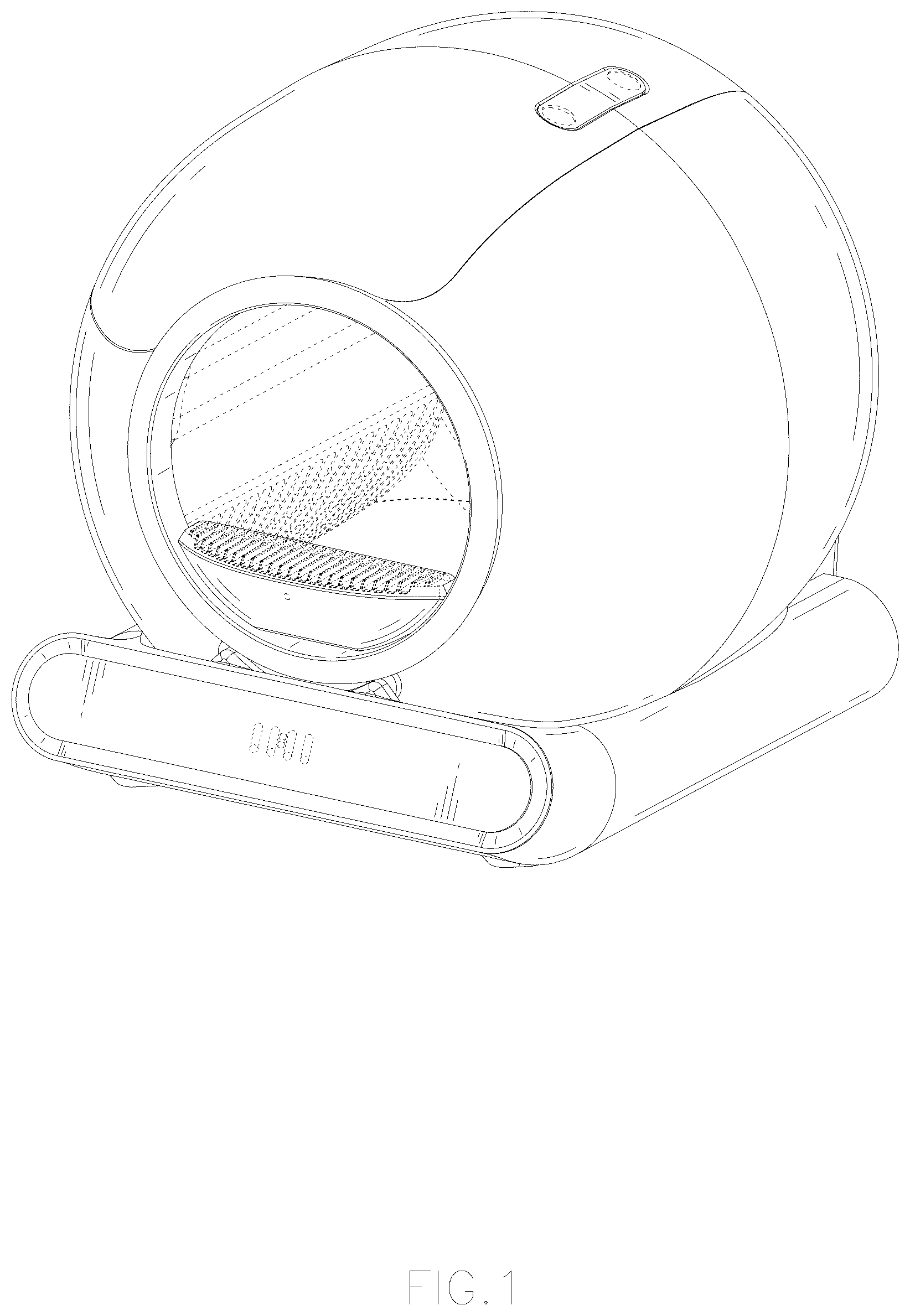 Patent USD1044166 — Cat litter box — Figure 1