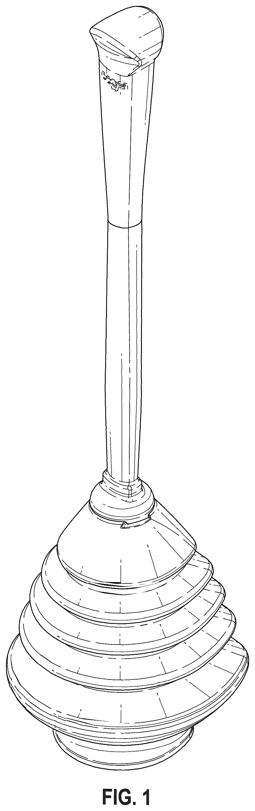 Patent USD1044176 — Toilet plunger — Figure 1