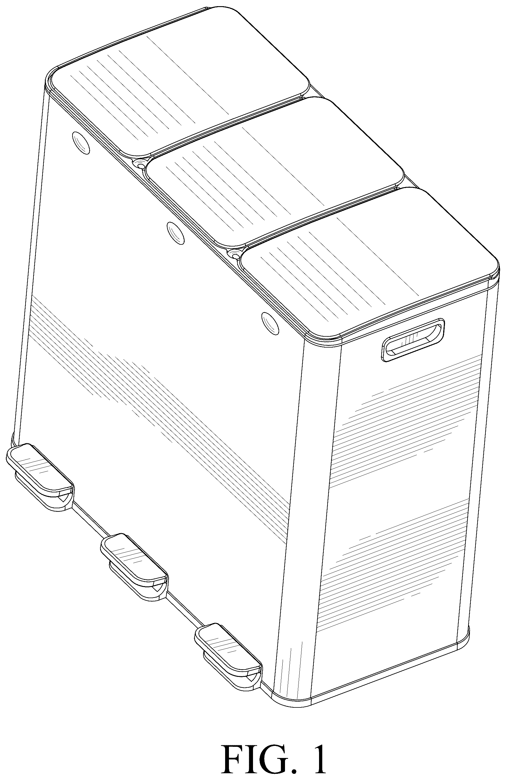 Patent USD1044182 — Dustbin — Figure 1