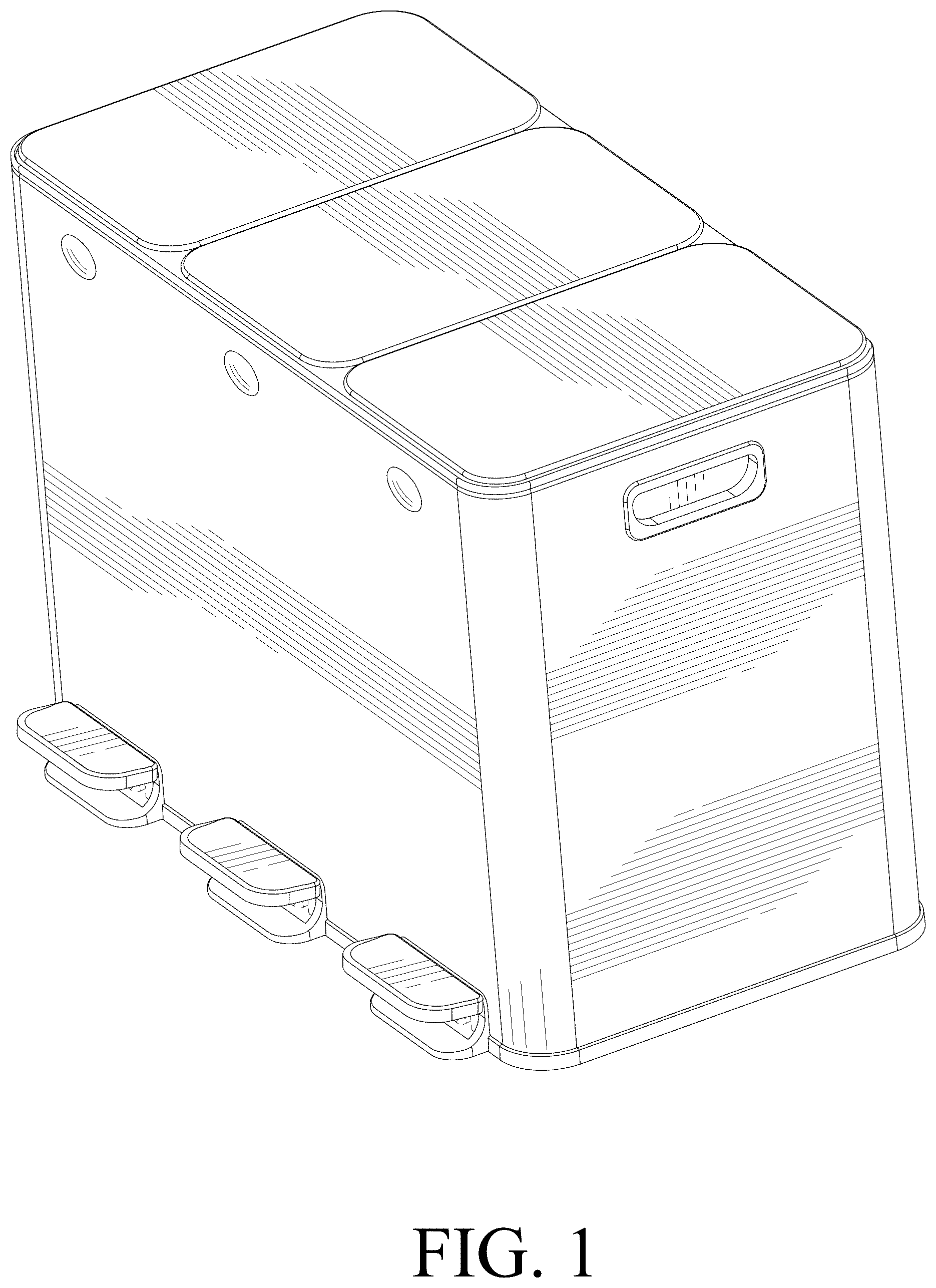 Patent USD1044190 — Dustbin — Figure 1