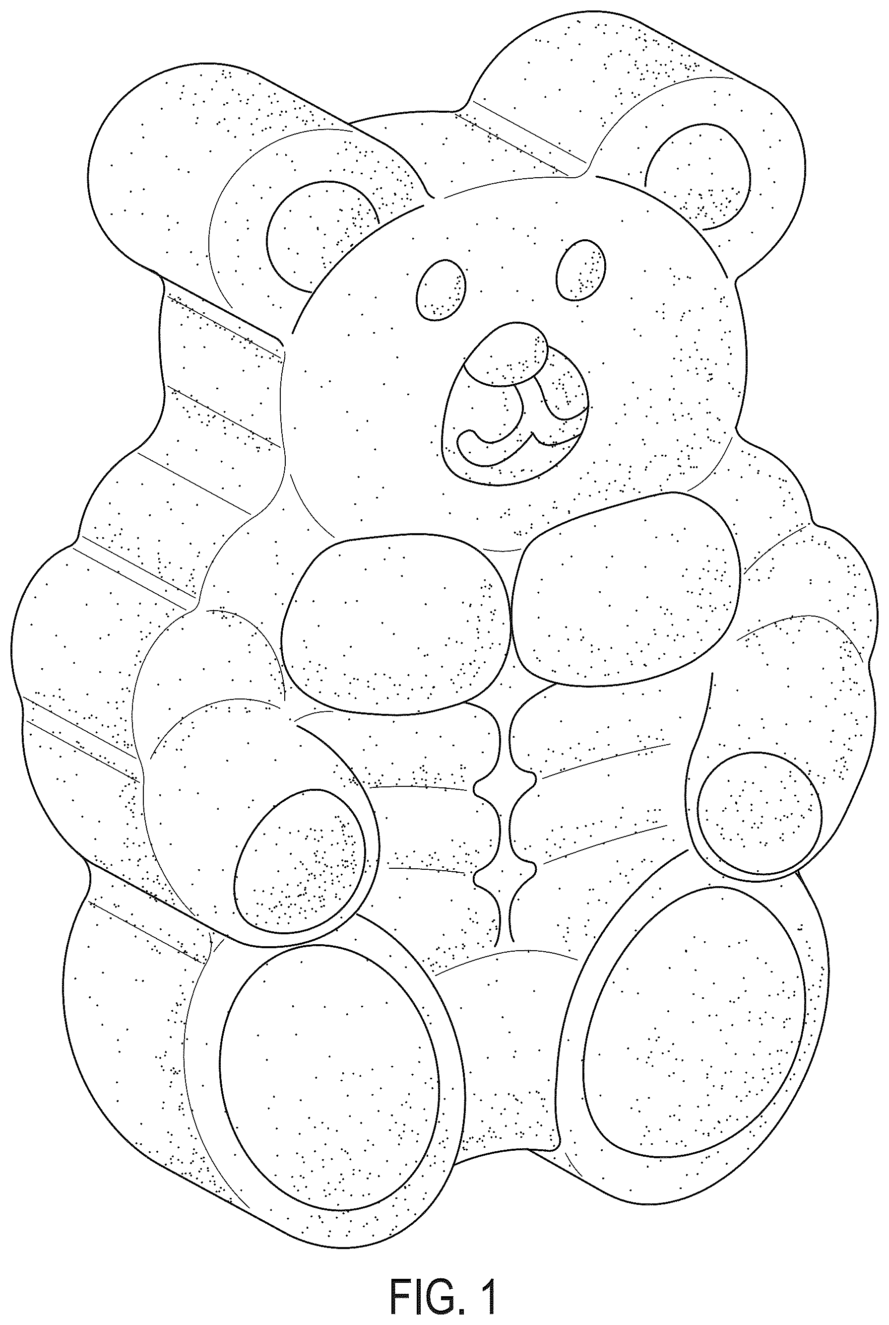 Patent USD1044198 — Gummy bear — Figure 1