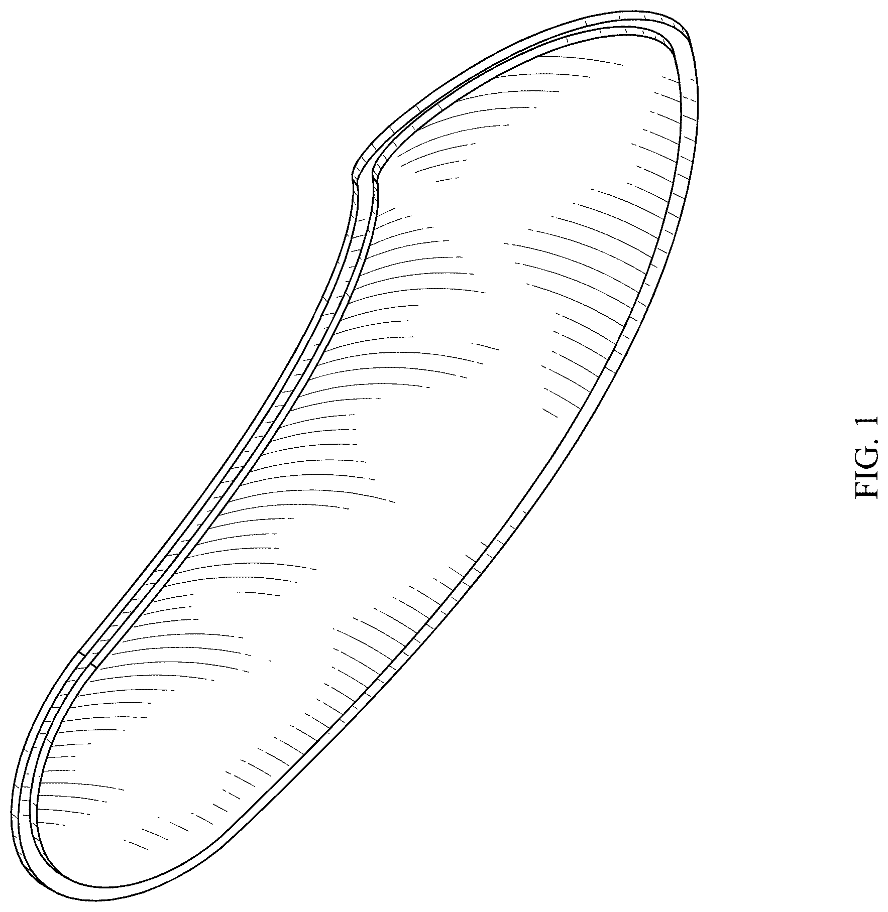 Patent USD1044216 — Bra liner — Figure 1