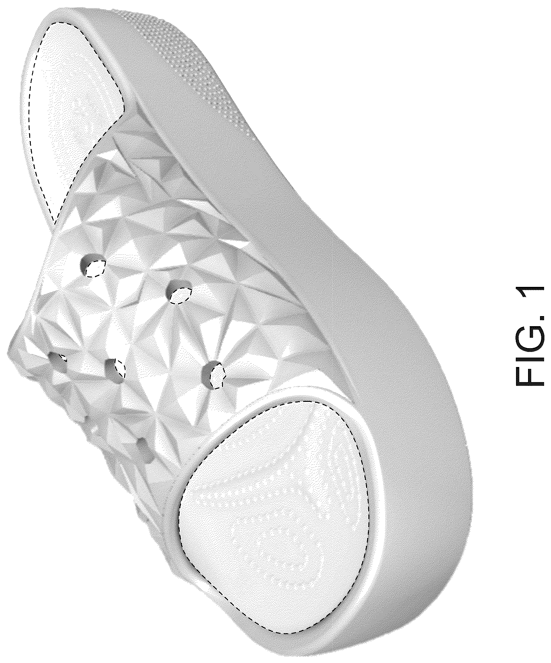 Patent USD1044223 Figure 1 – Footwear