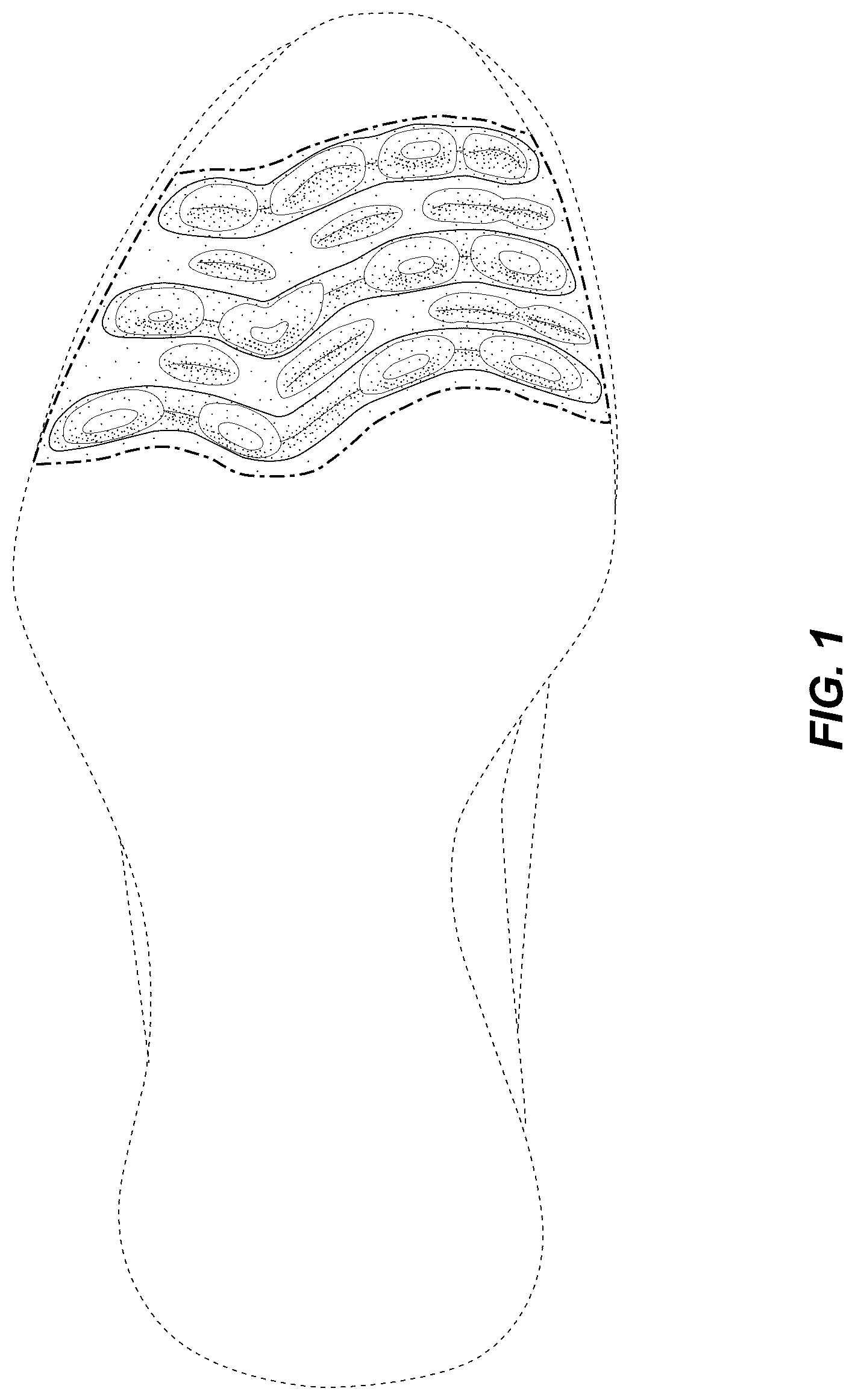 Patent USD1044238 Figure 1 – Shoe