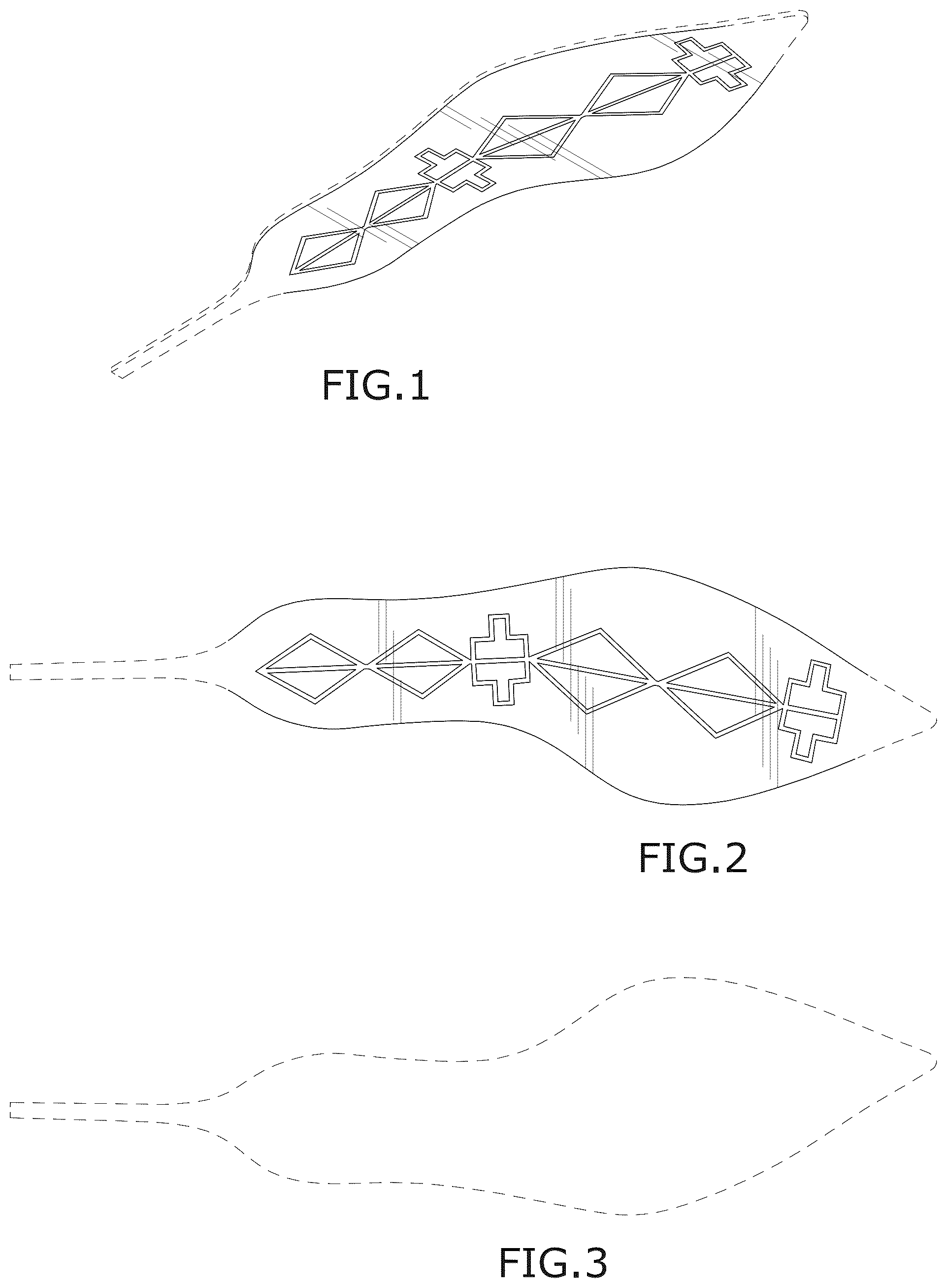 Patent USD1044242 Figure 1 – Outsole for a shoe
