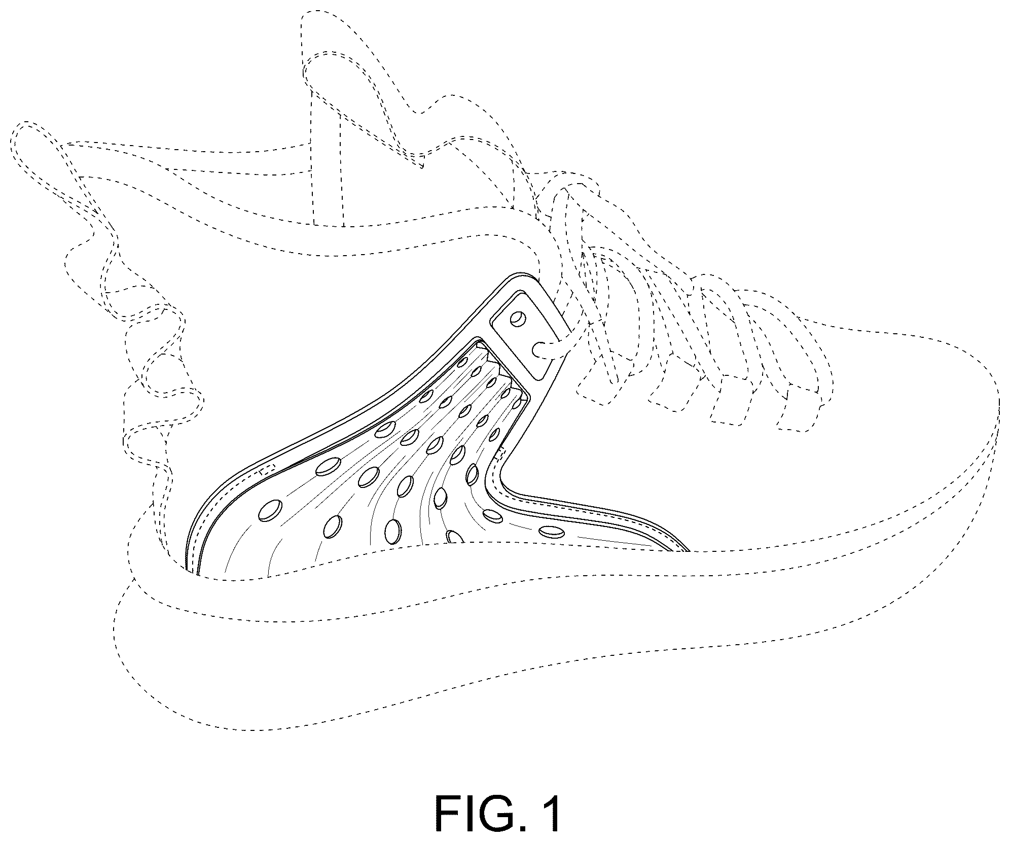 Patent USD1044250 — Shoe — Figure 1