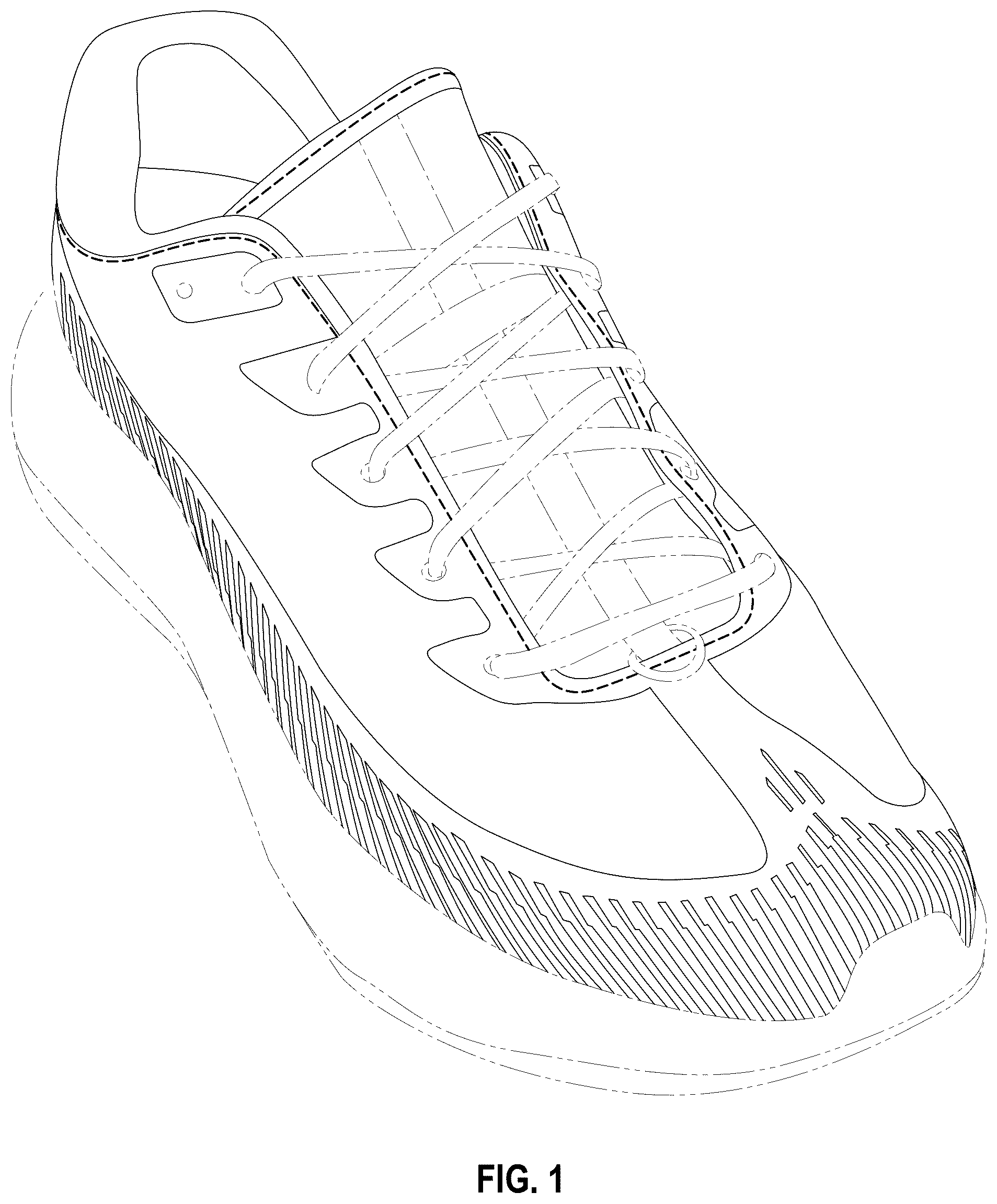 Patent USD1044251 — Footwear upper — Figure 1