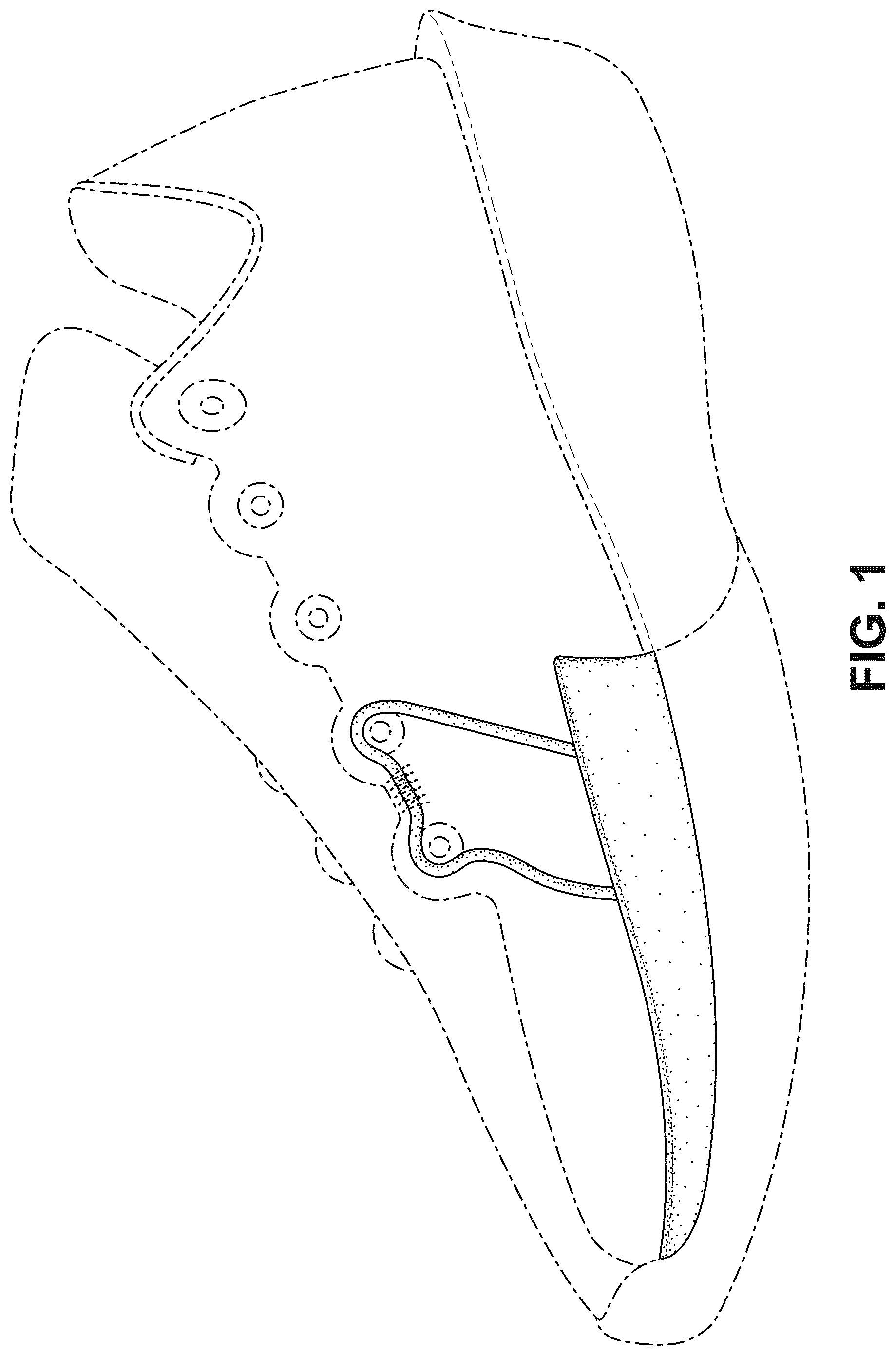 Patent USD1044253 — Shoe — Figure 1
