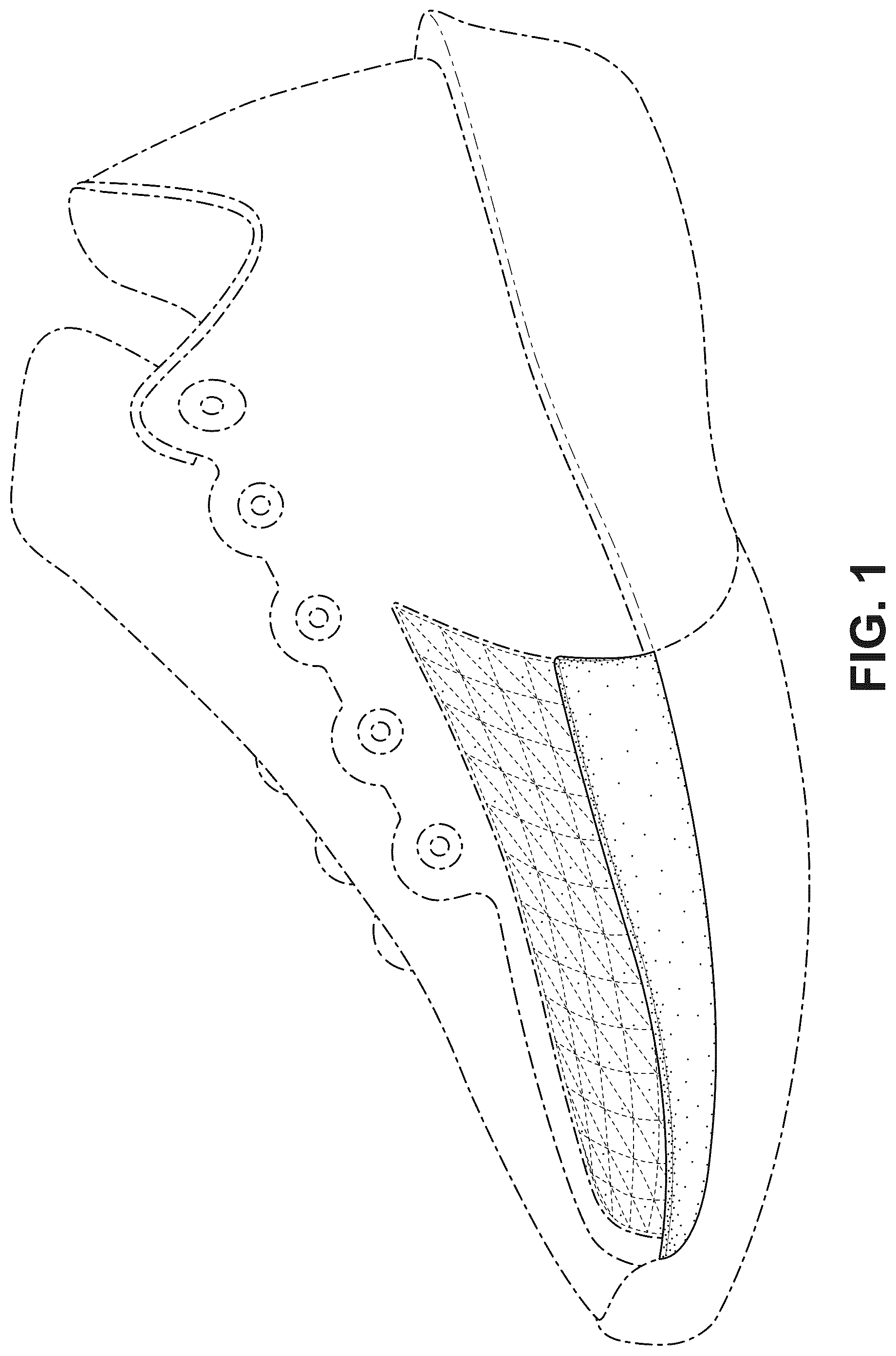Patent USD1044254 — Shoe — Figure 1
