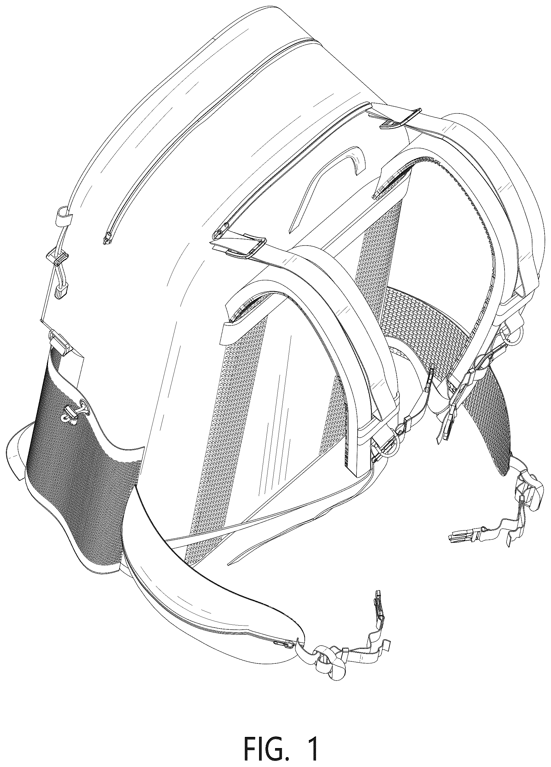 Patent USD1044263 — Hiking backpack — Figure 1