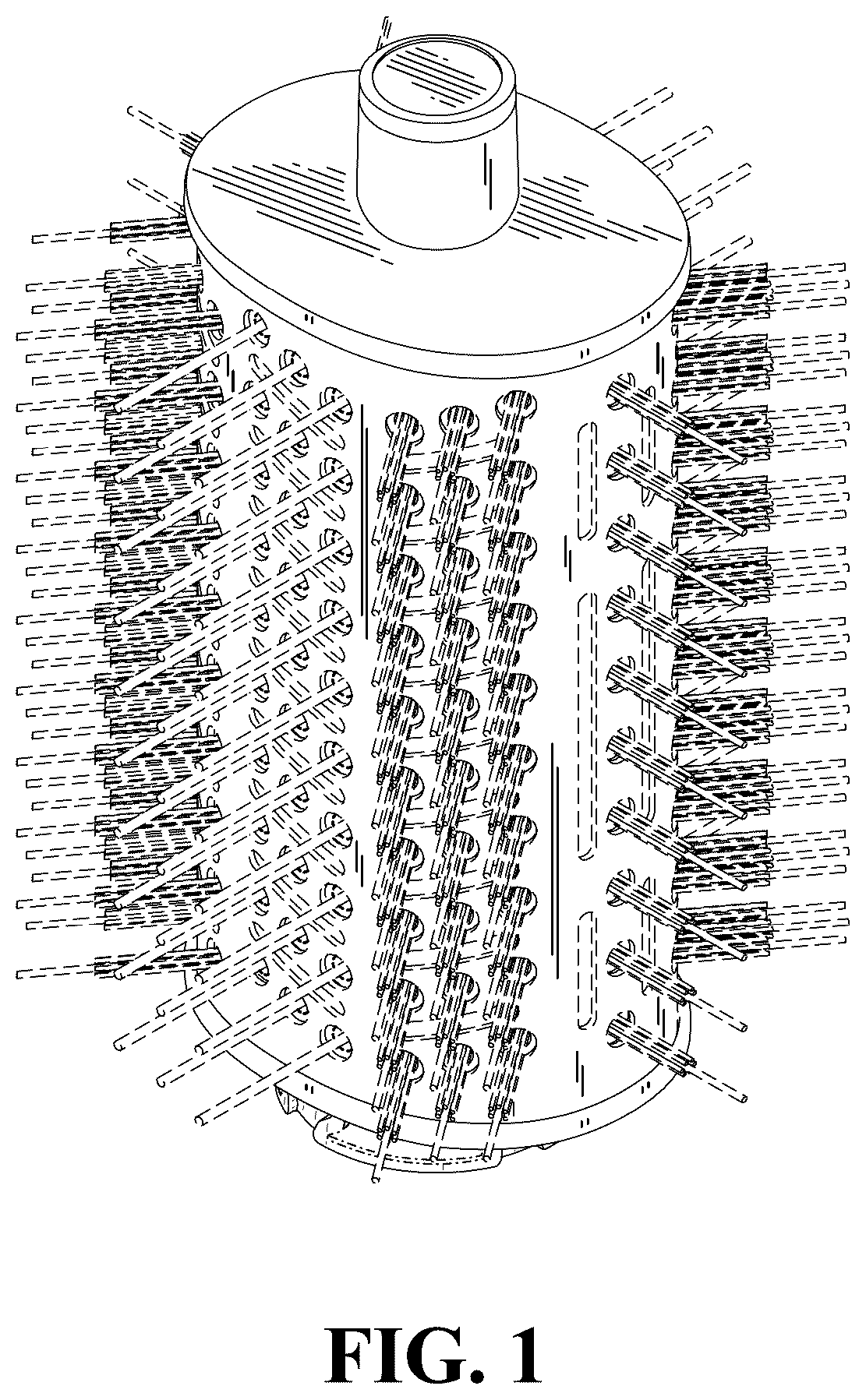 Patent USD1044283 Figure 1 – Hair care accessory