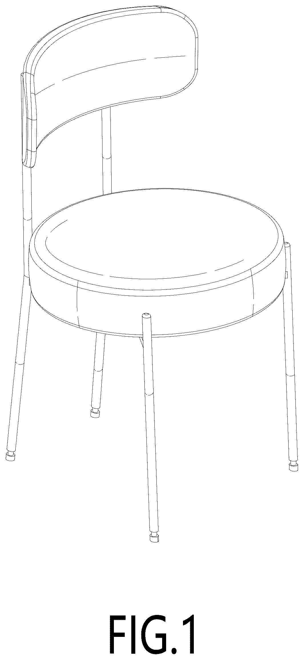 Patent USD1044311 — Chair — Figure 1