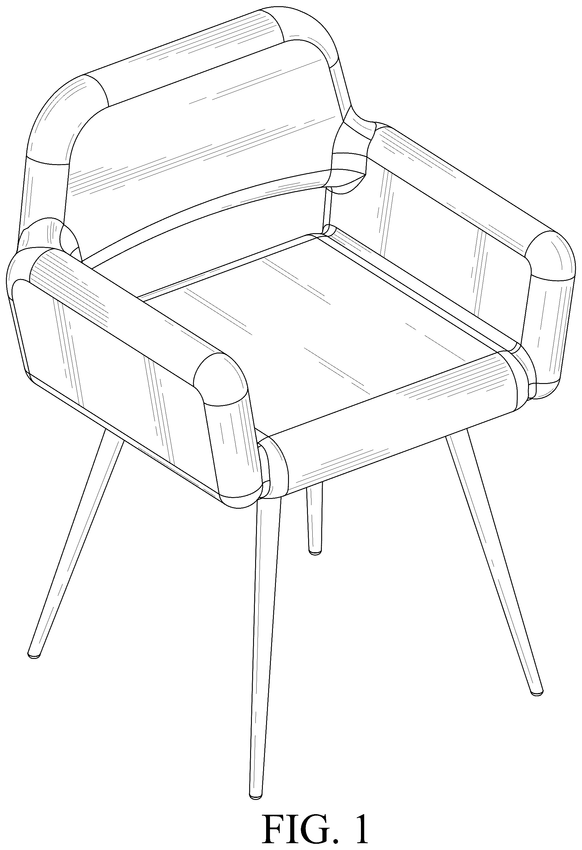Patent USD1044312 — Chair — Figure 1
