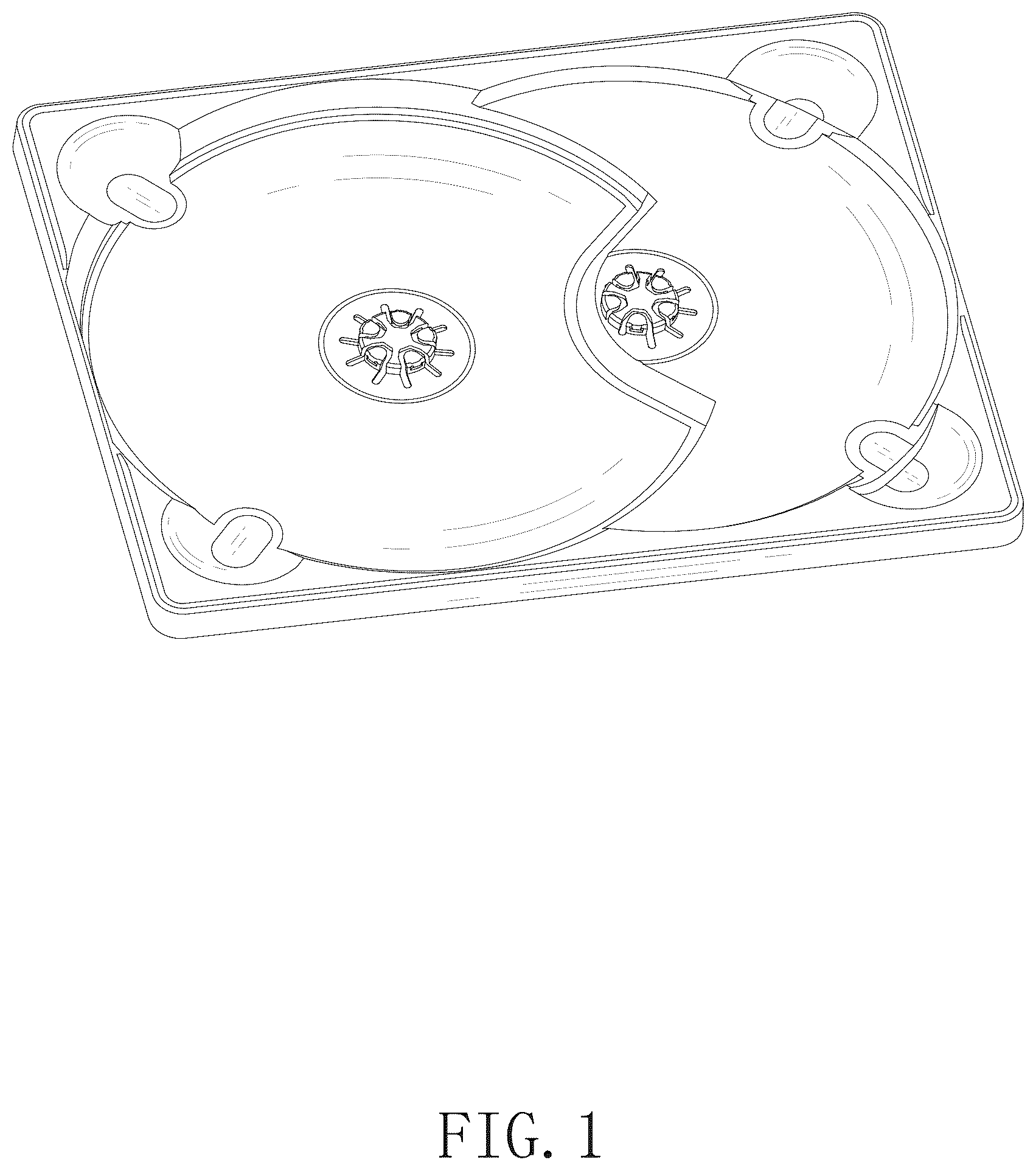 Patent USD1044339 — Plurality disks container — Figure 1