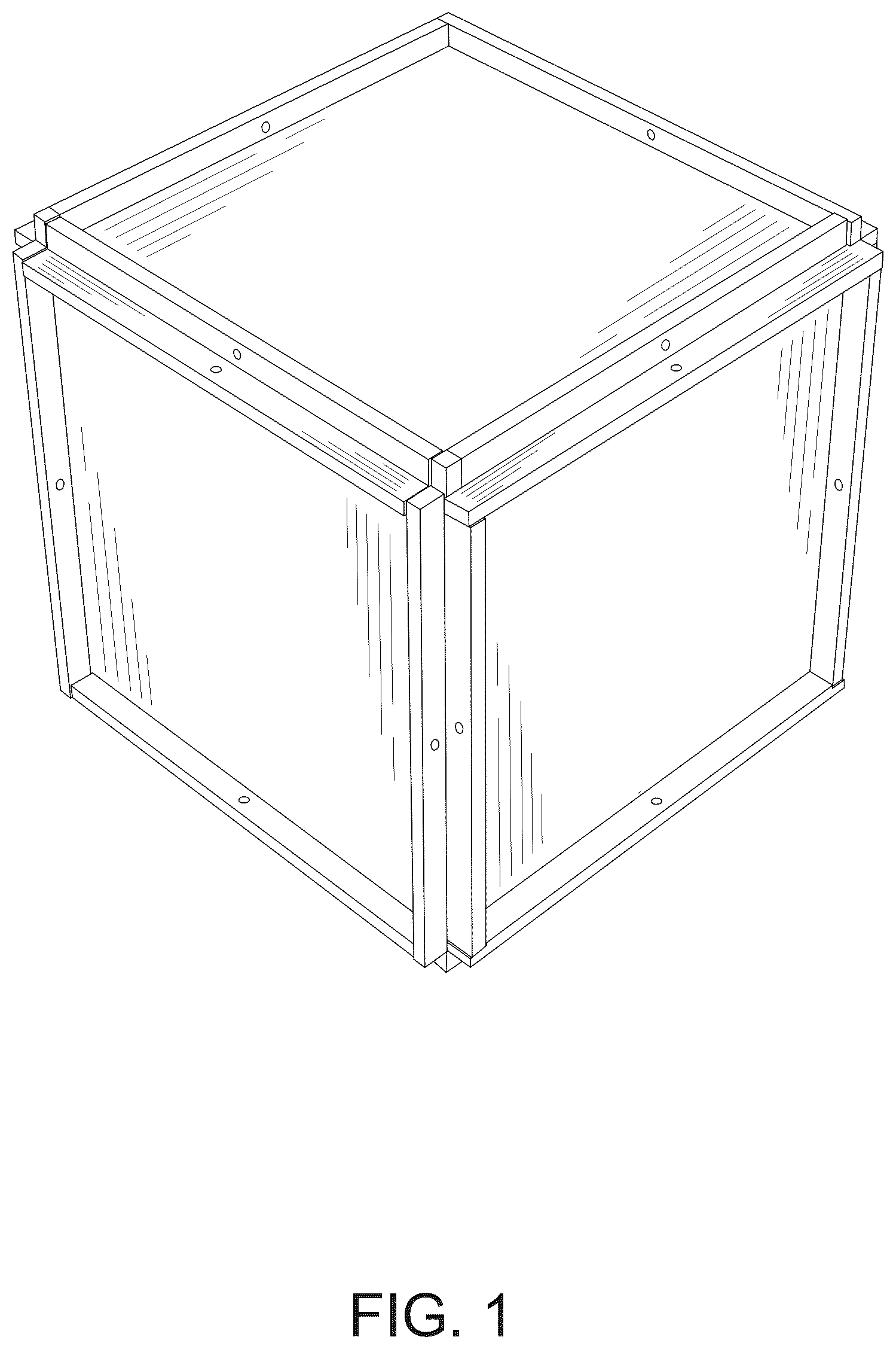 Patent USD1044343 Figure 1 – Modular cube for a vinyl record