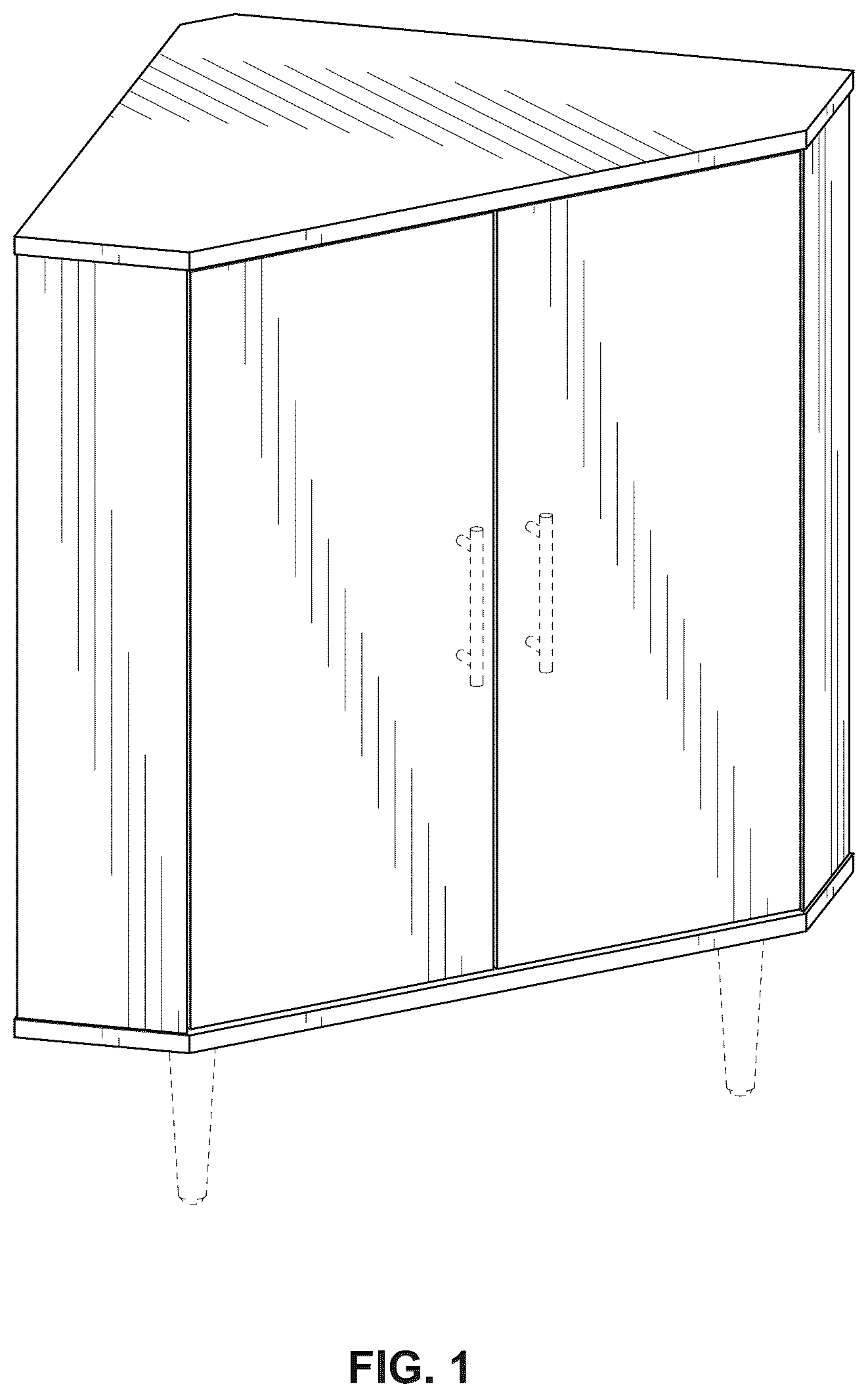 Patent USD1044345 — Cabinet — Figure 1