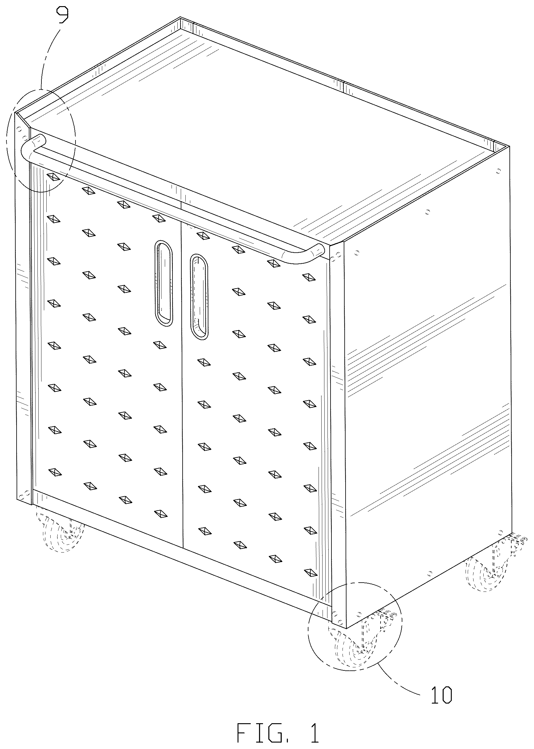 Patent USD1044346 — Cabinet — Figure 1