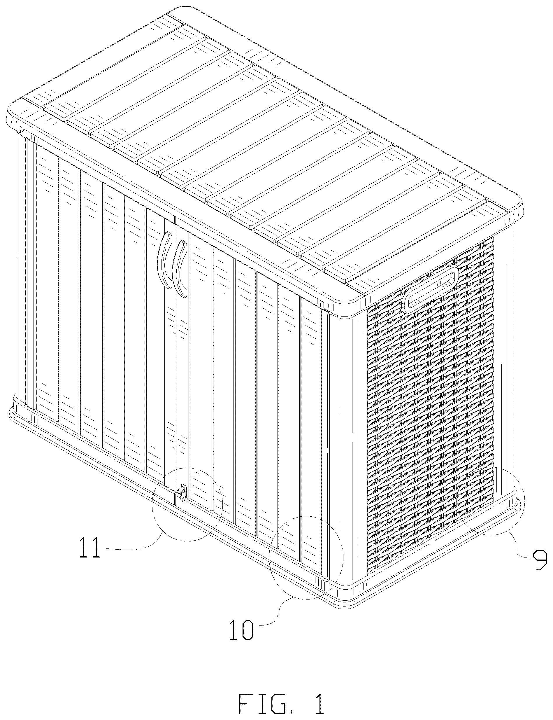 Patent USD1044350 — Cabinet — Figure 1