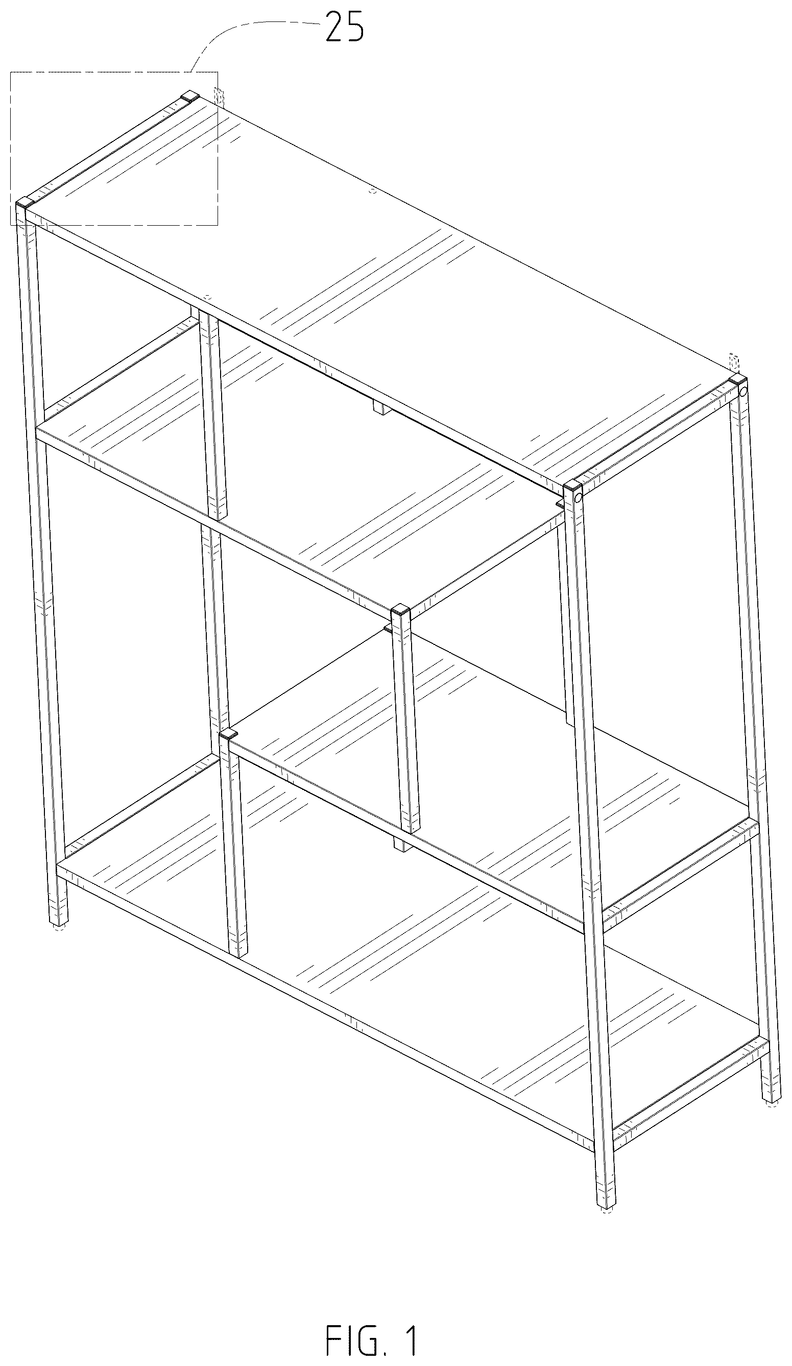 Patent USD1044354 — Shelving unit — Figure 1