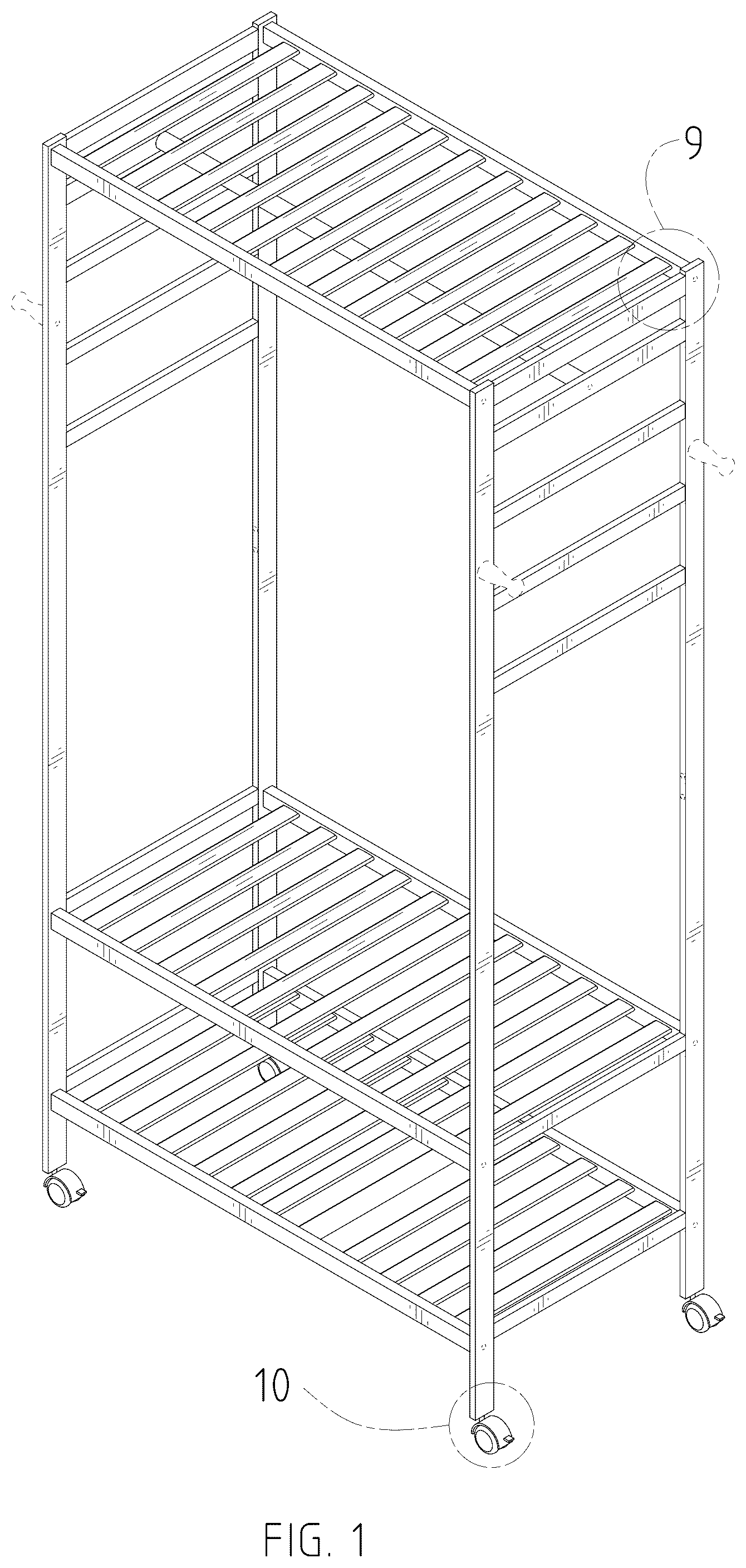 Patent USD1044357 — Coat rack — Figure 1