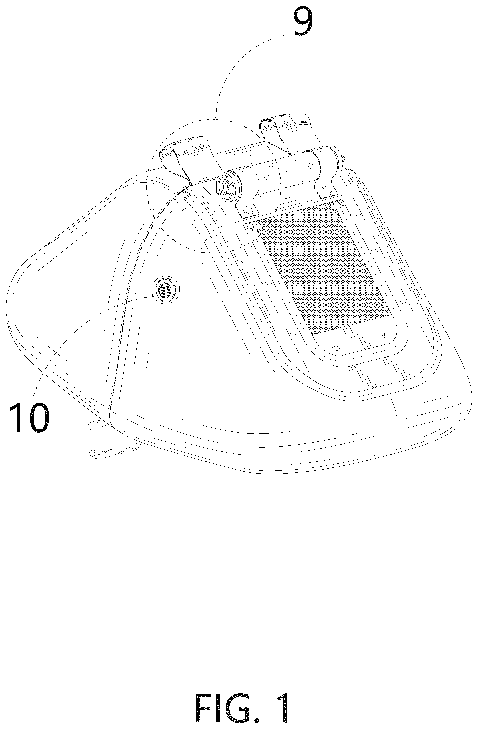 Patent USD1044368 — Baby car seat cover — Figure 1