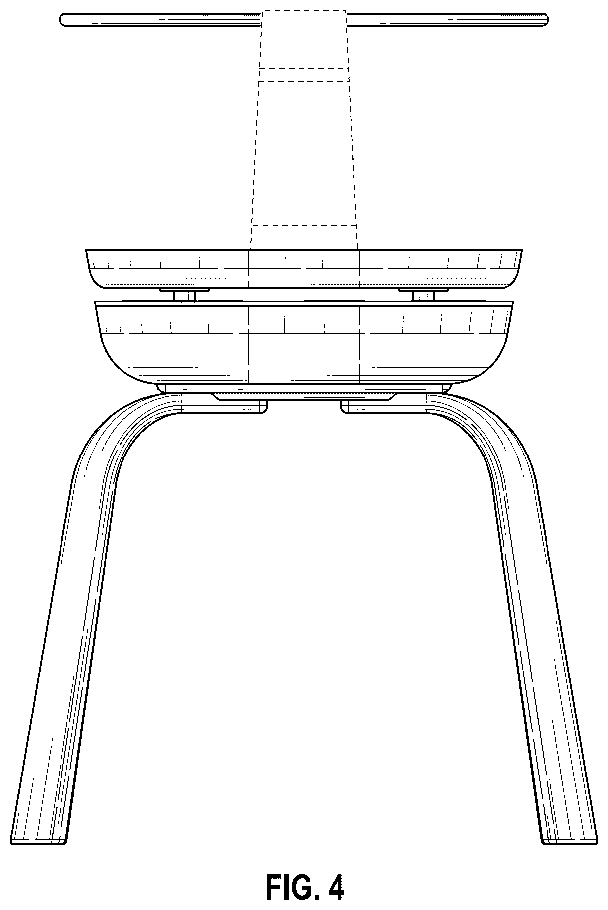 Patent USD1044373 Figure 4 – Bassinet