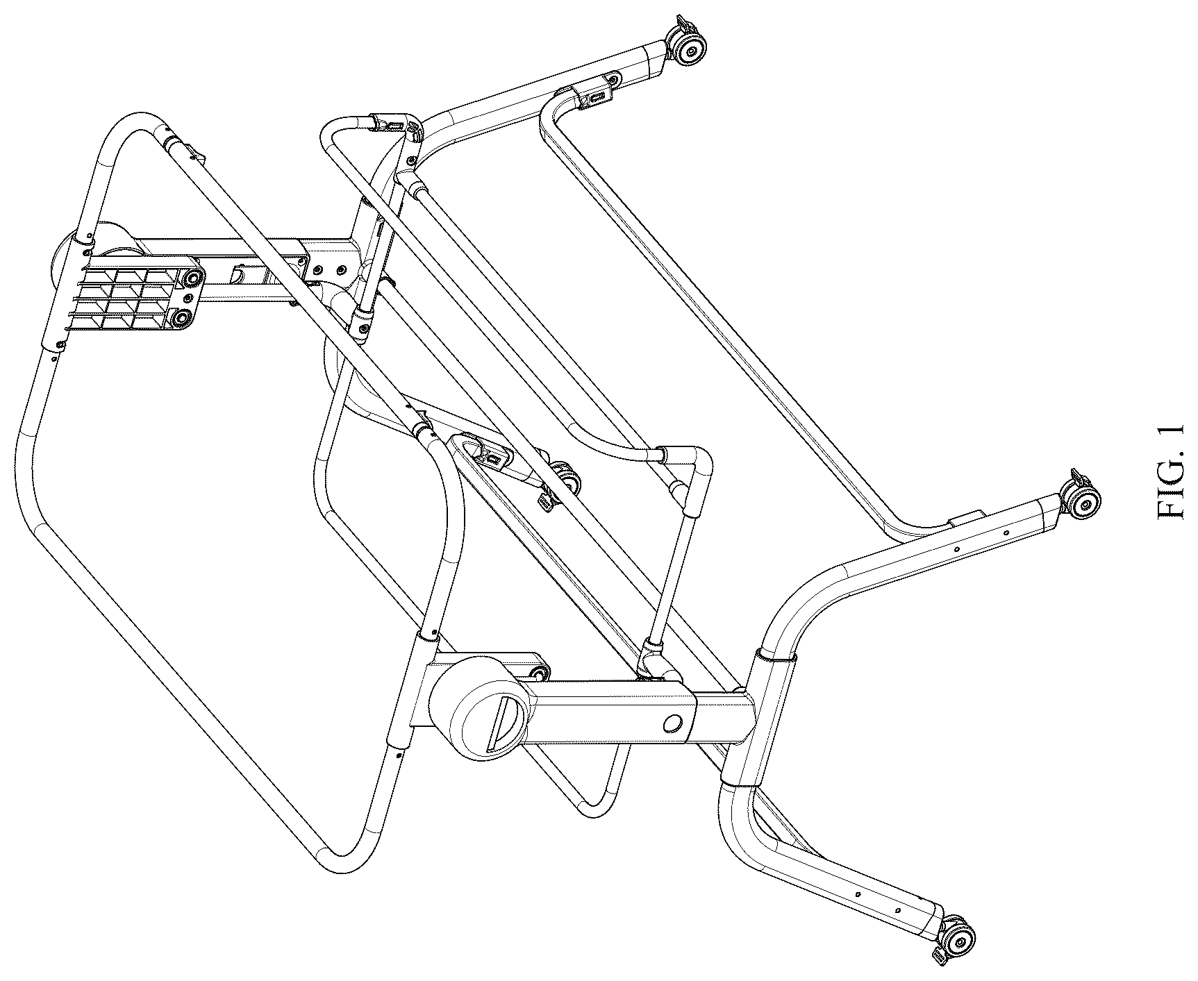 Patent USD1044374 Figure 1 – Crib frame