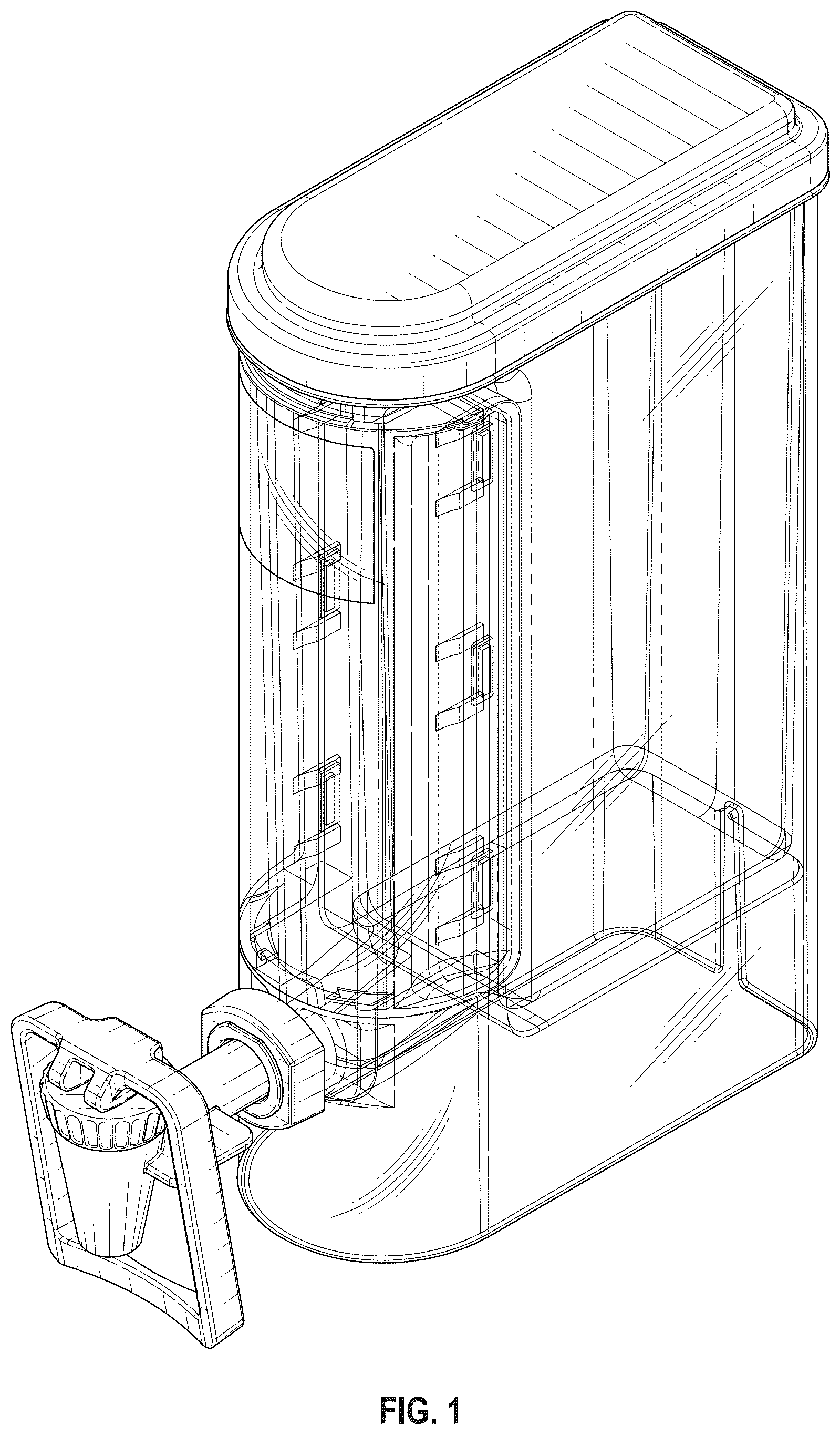 Patent USD1044377 Figure 1 – Dispenser