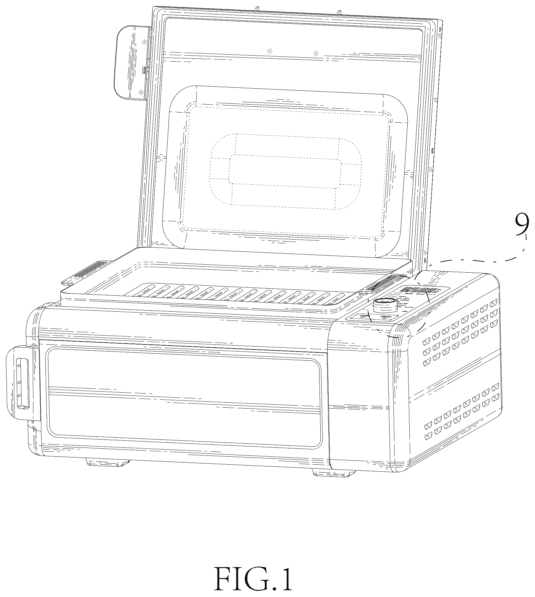 Patent USD1044380 — Oven — Figure 1