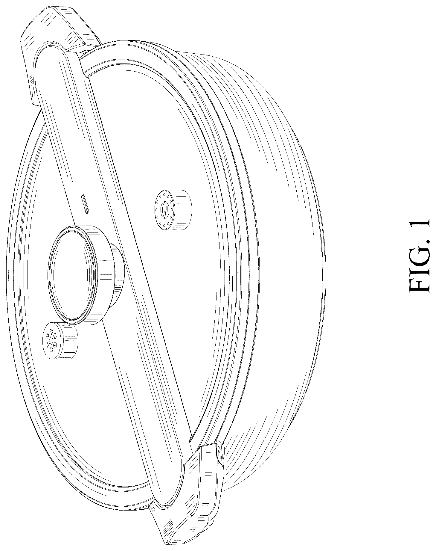Patent USD1044386 — Round pan — Figure 1