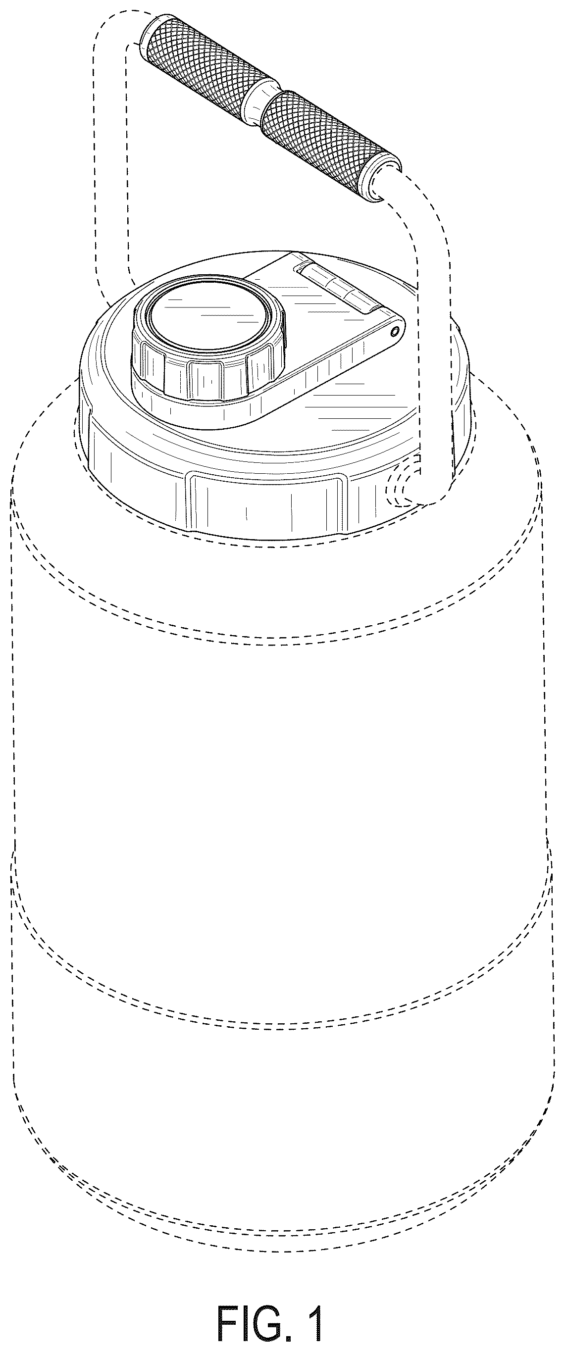 Patent USD1044393 — Lid for beverage container — Figure 1