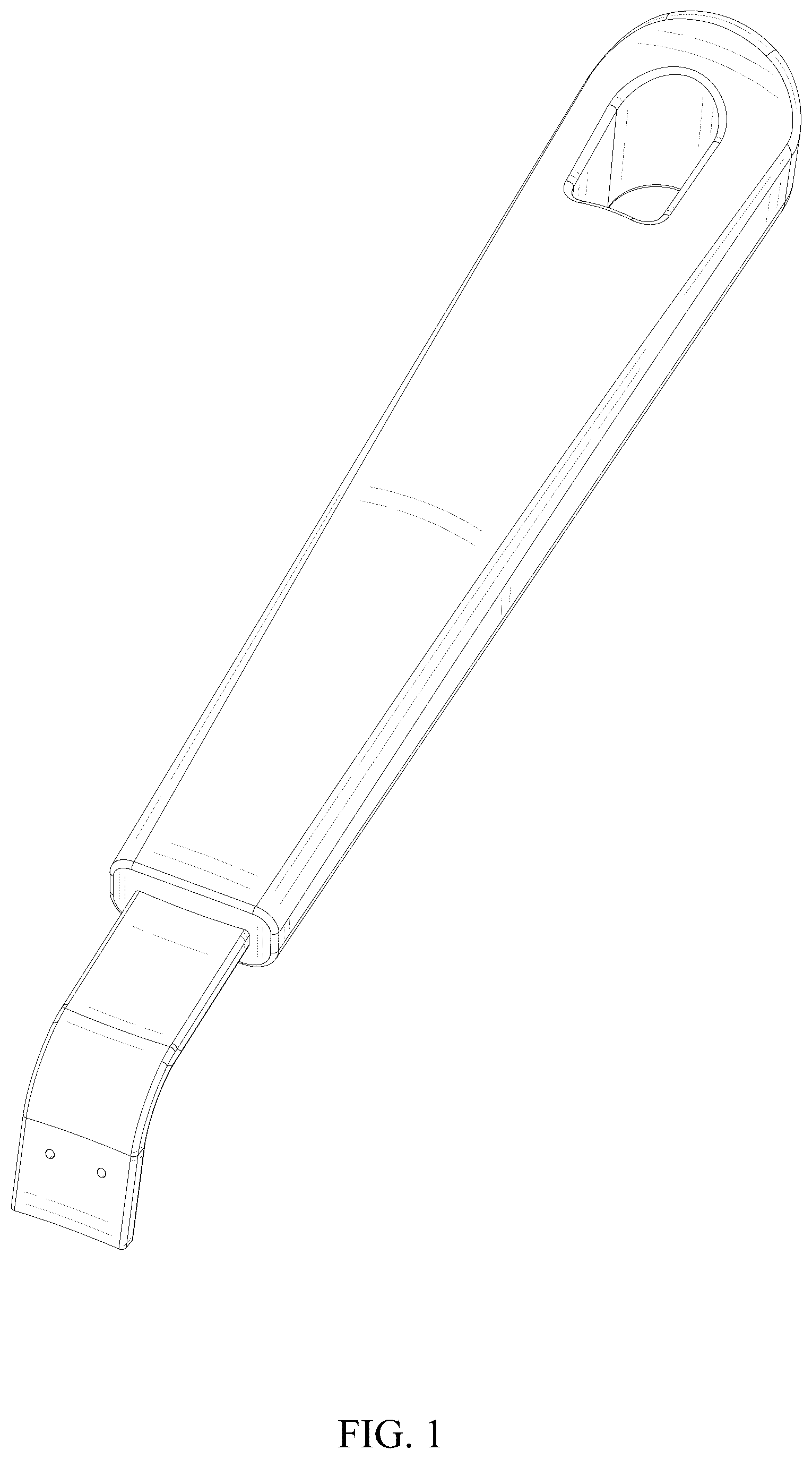 Patent USD1044397 — Pan handle — Figure 1